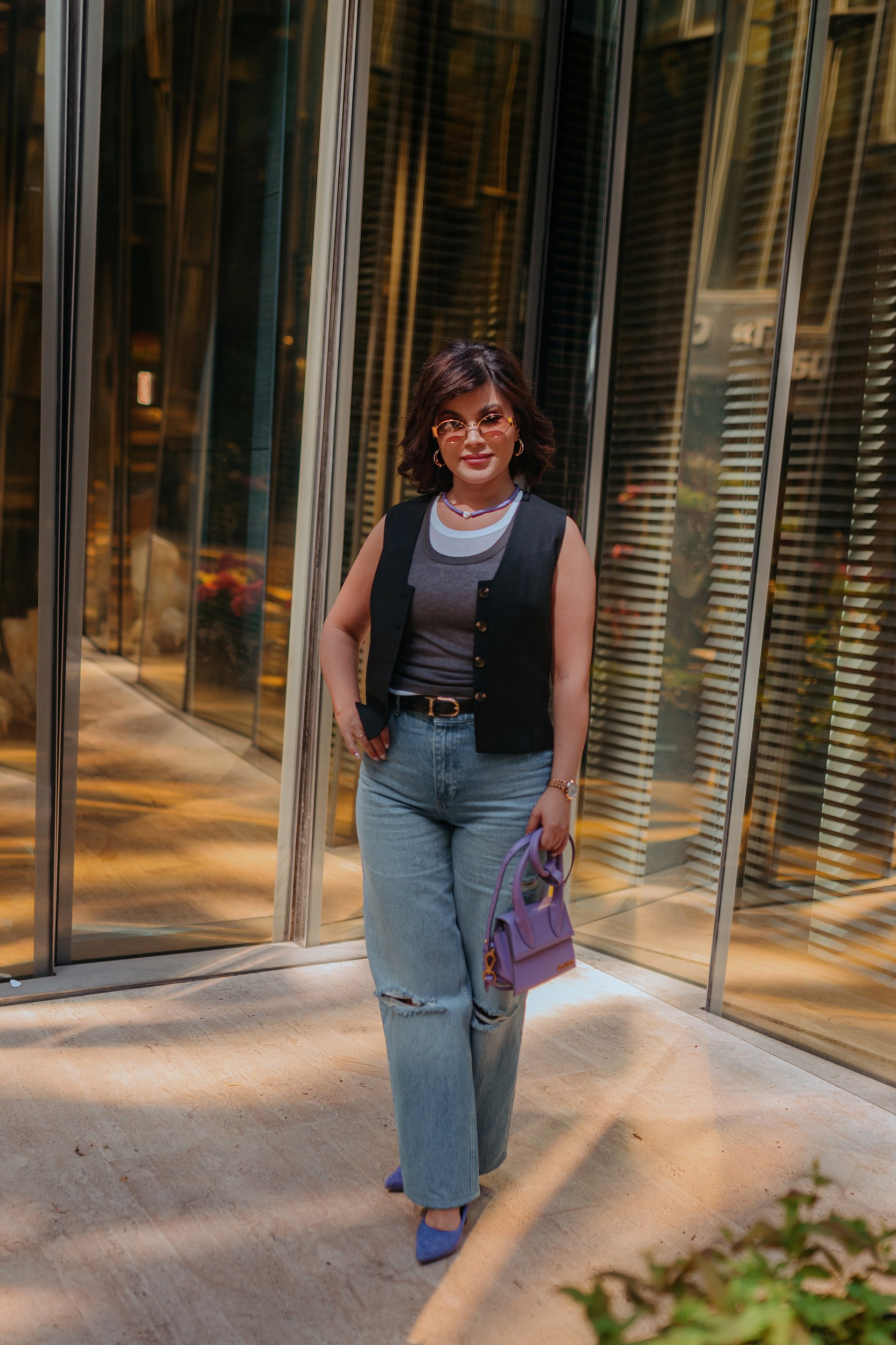 женская фотосессия прогулка лето спб