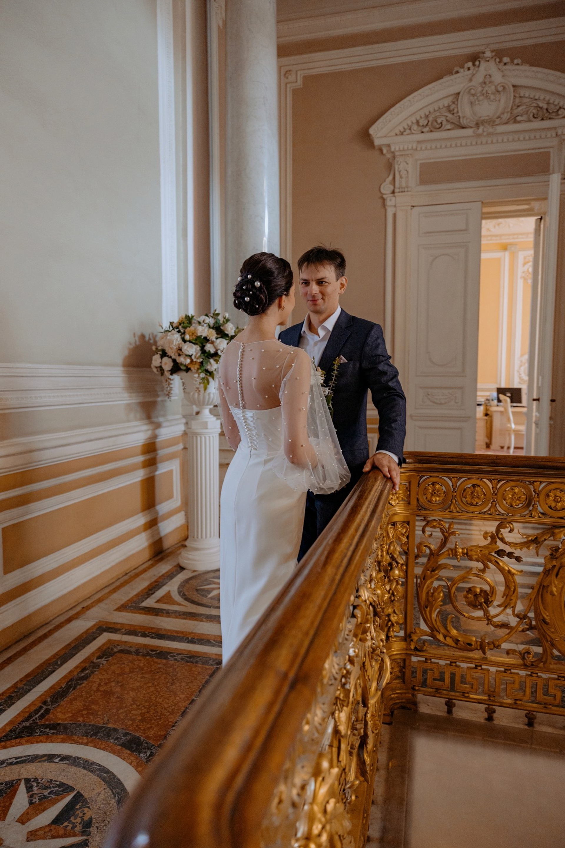 свадебная фотосессия английская набережная загс