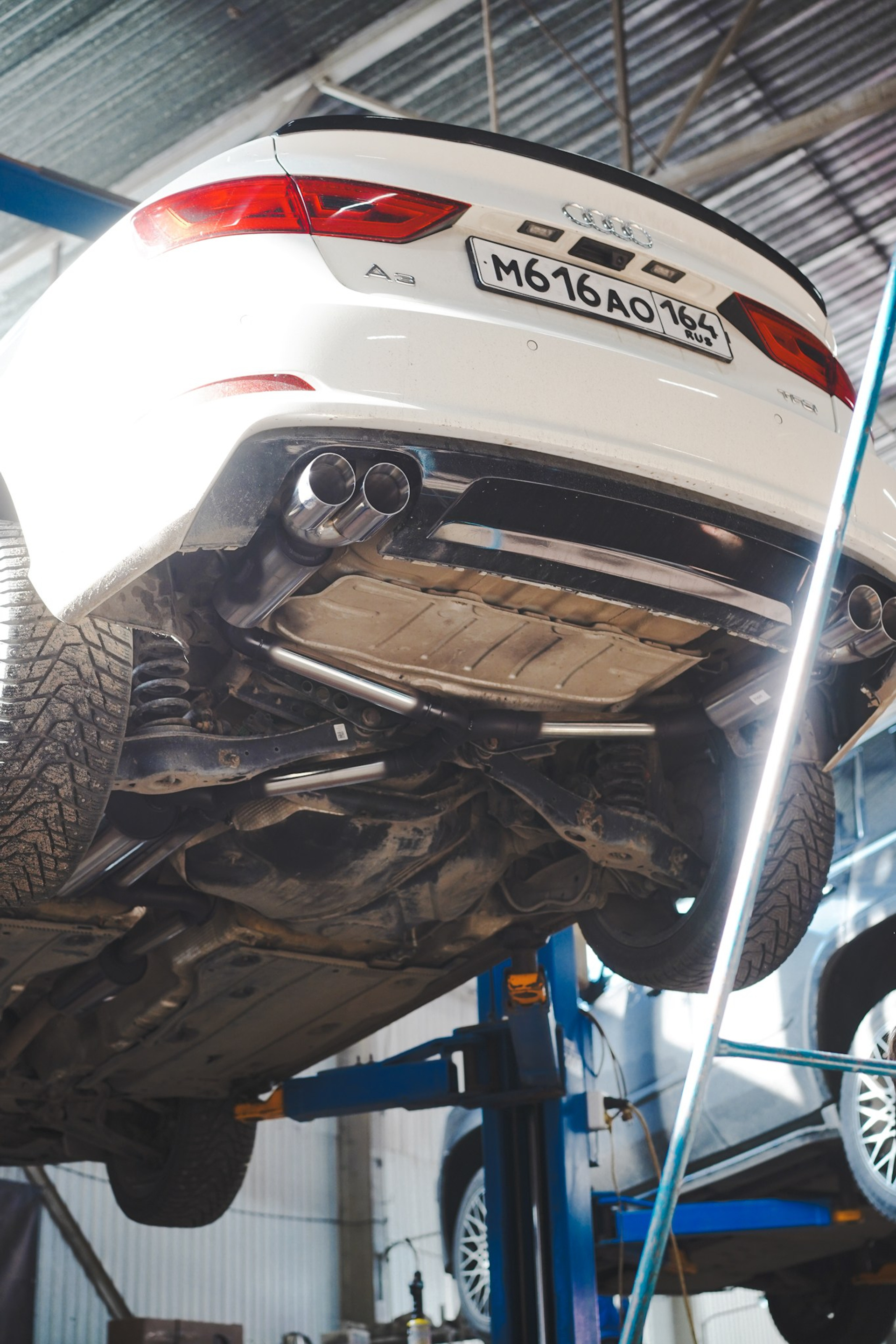 Тюнинг выхлопной системы на Audi A3. Провыхлоп — Тюнинг и ремонт выхлопных систем в Саратове