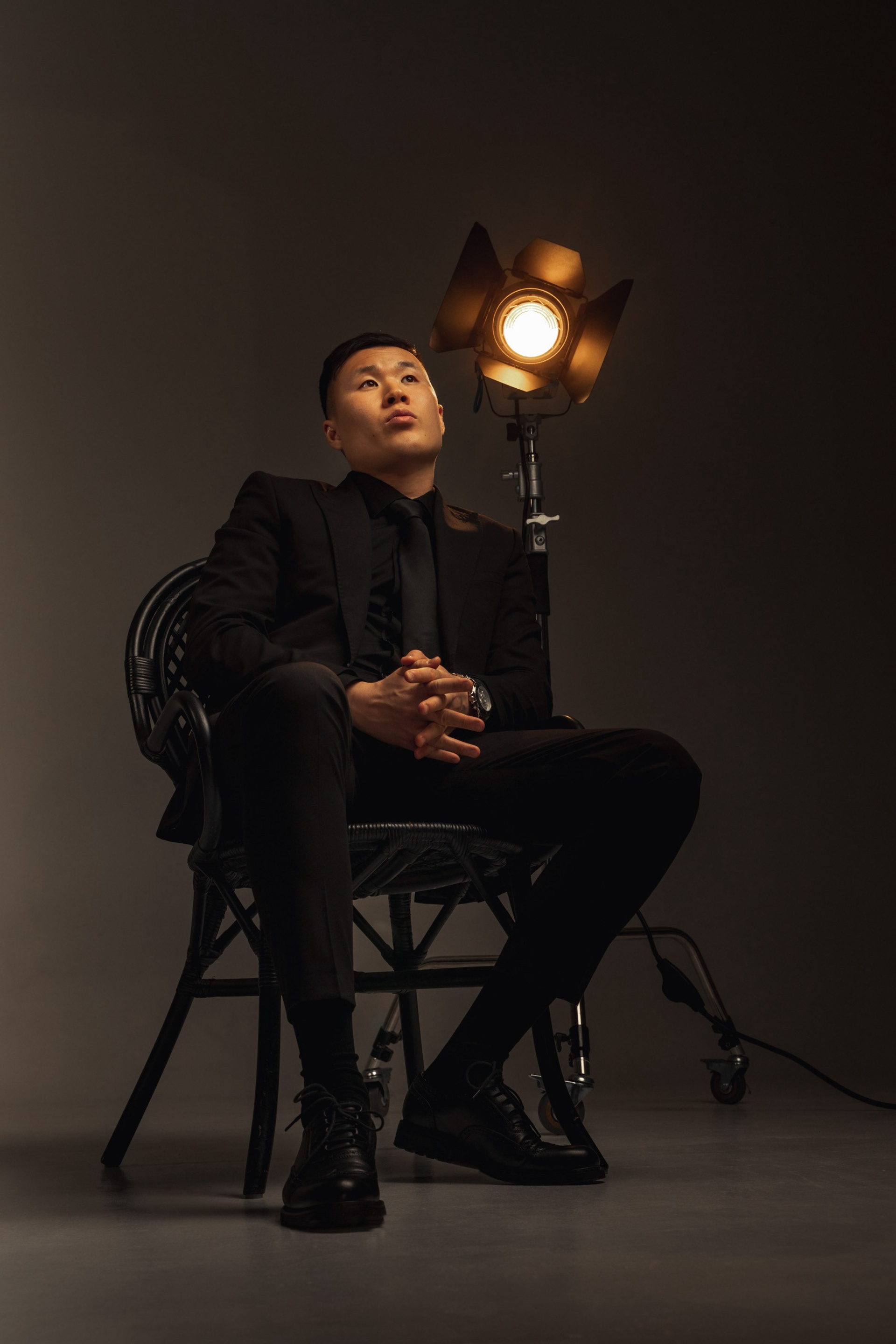 Актер Дорджи Бембинов, фотограф Джим Кривош