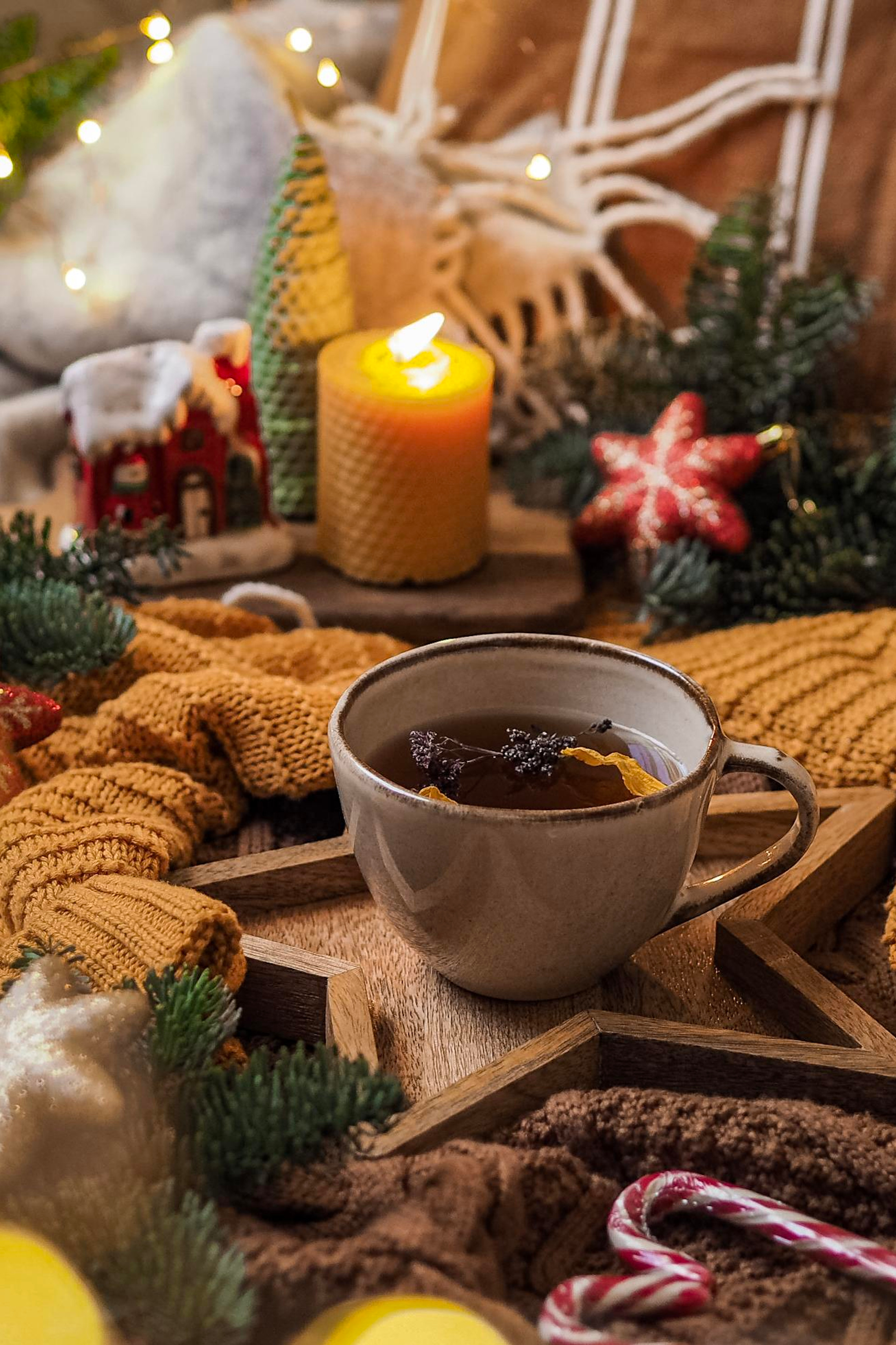 Чай и свечи @Ecolab22. Предметный фотограф Марина Москаленко
