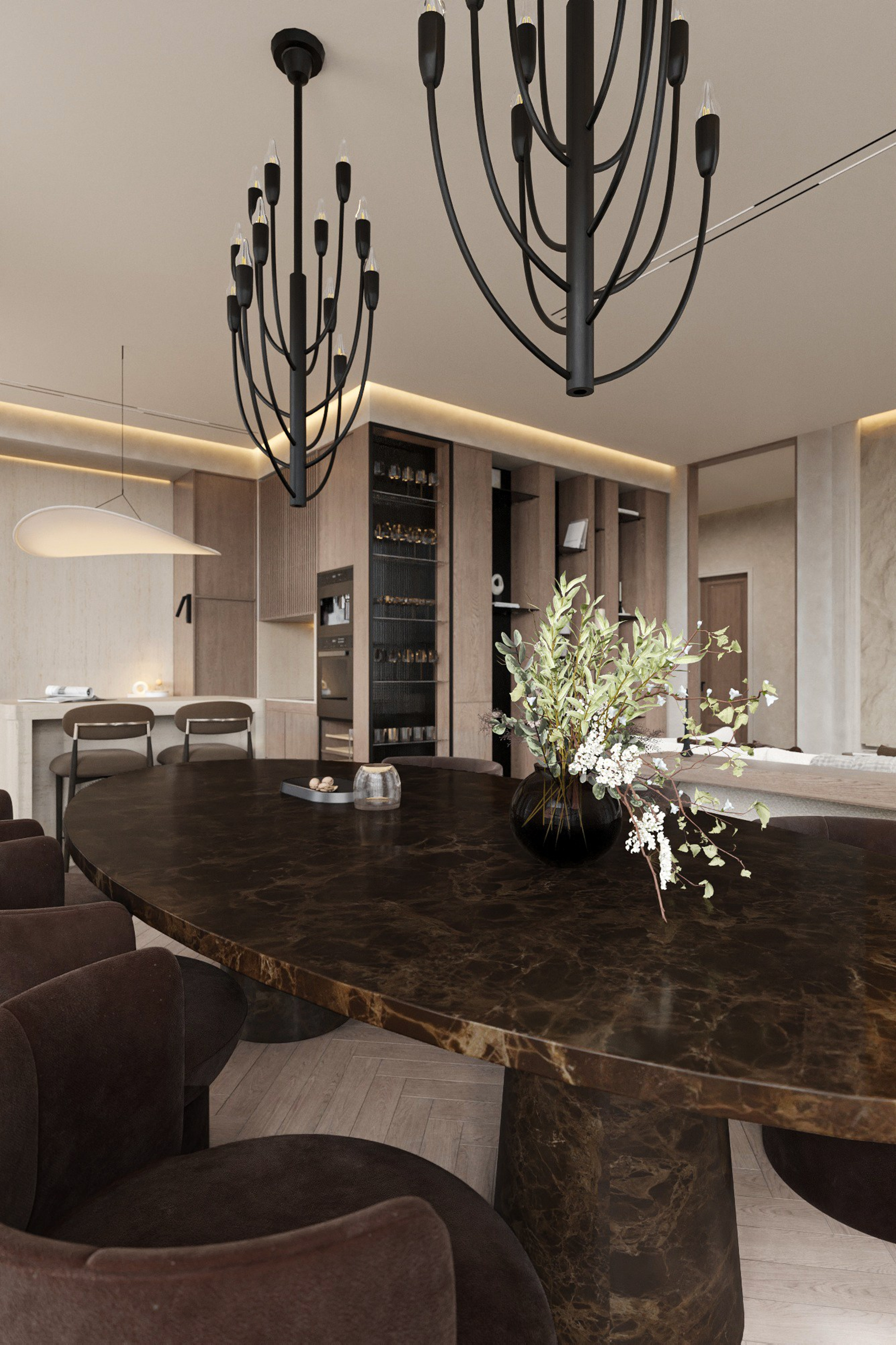 ЖК Вест Гарден кв. 135 м². Ксения. 3D‑визуализатор