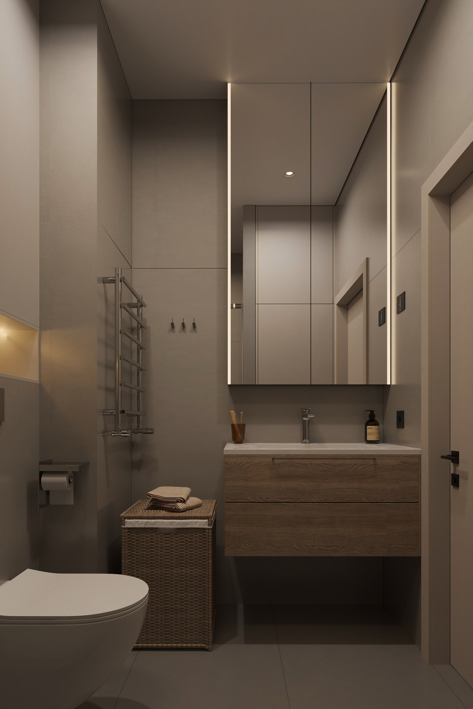3д визуализации кв. 70 м². Ксения. 3D‑визуализатор