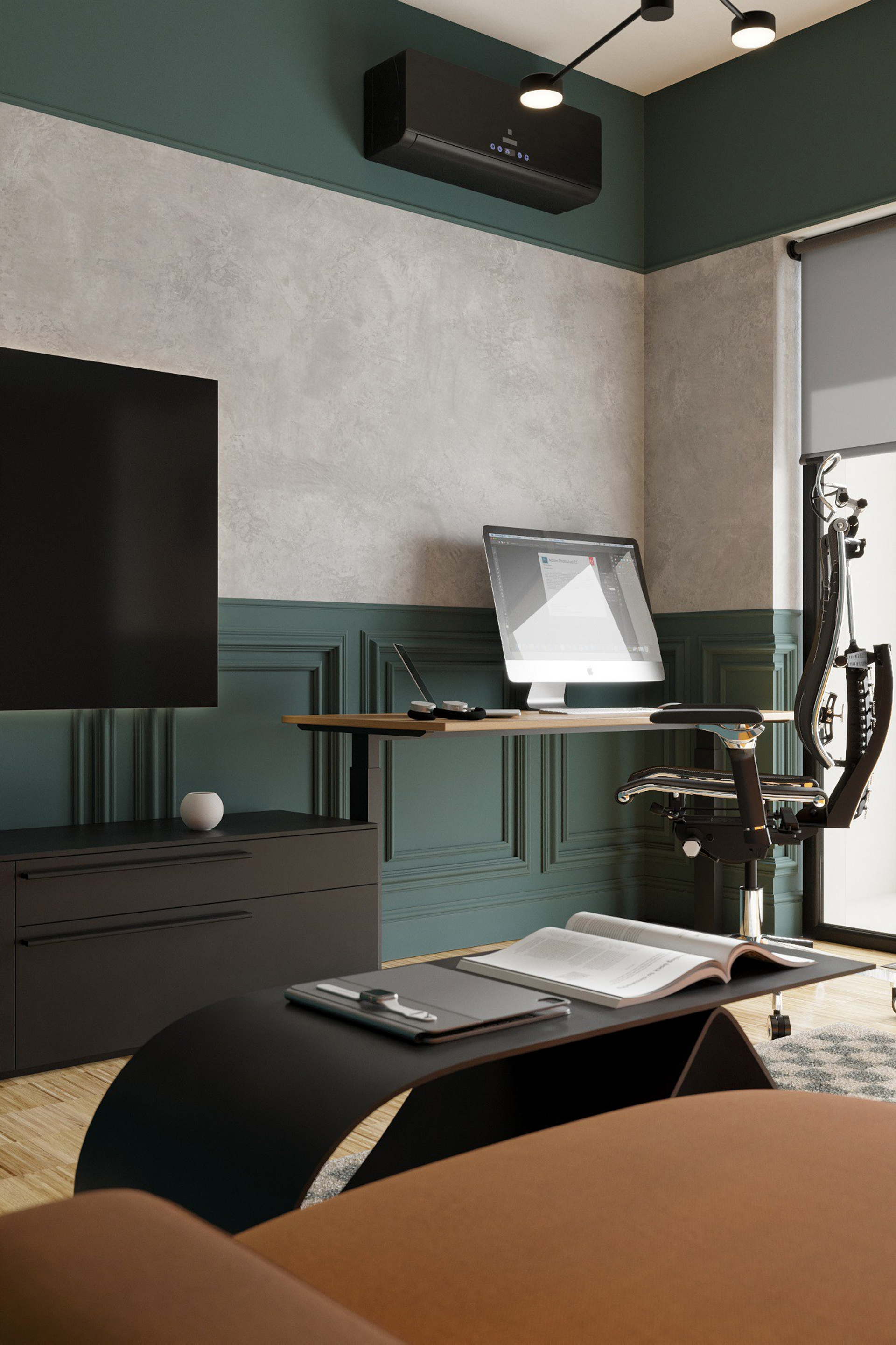 ПРОЕКТ ЖК Сакко и Ванцетти. Квартира 100 м² г.Новосибирск. Ксения. 3D‑визуализатор