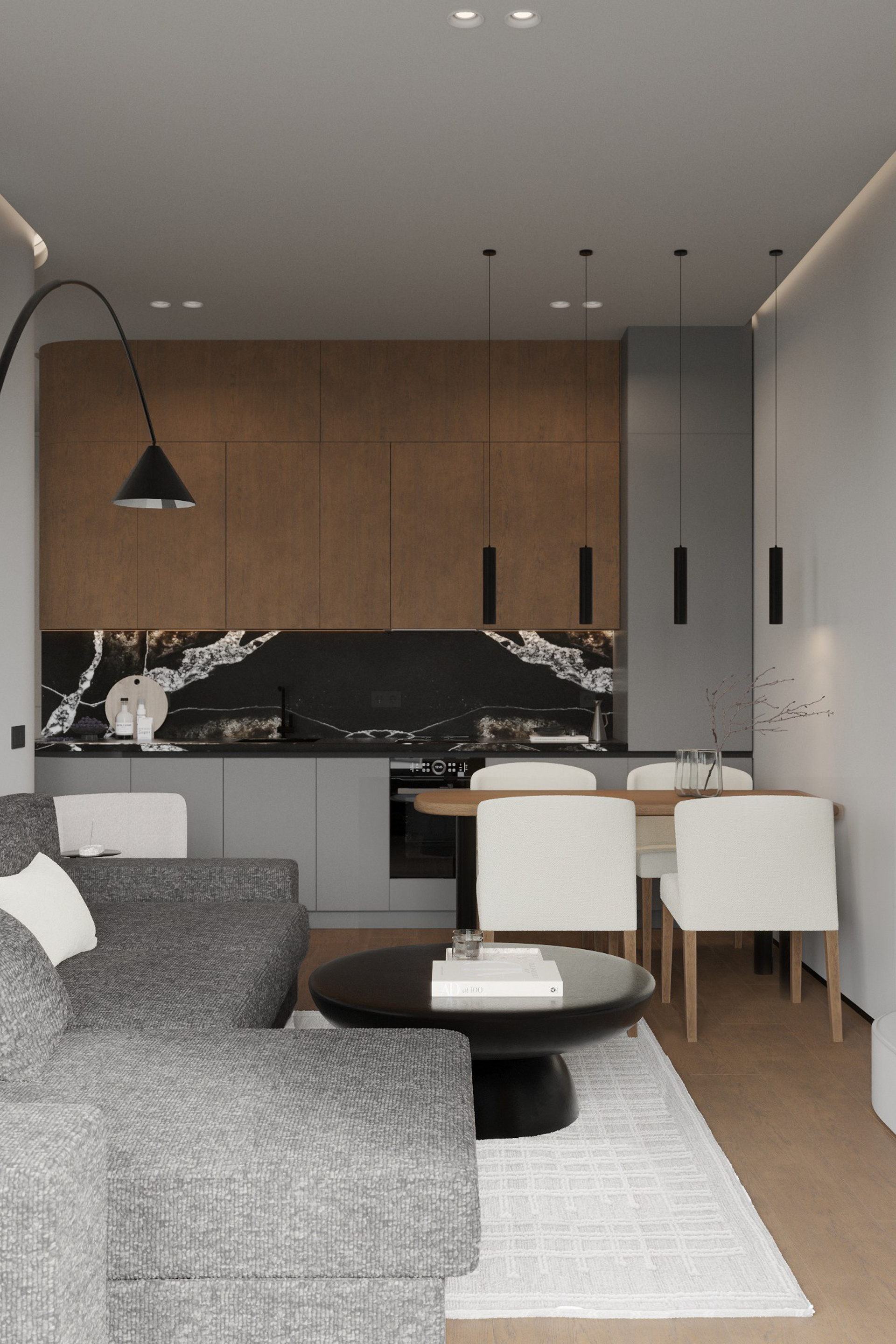 ПРОЕКТ ЖК «СОБЫТИЕ» Квартира-студия · 36 м² · г. Москва. Ксения. 3D‑визуализатор