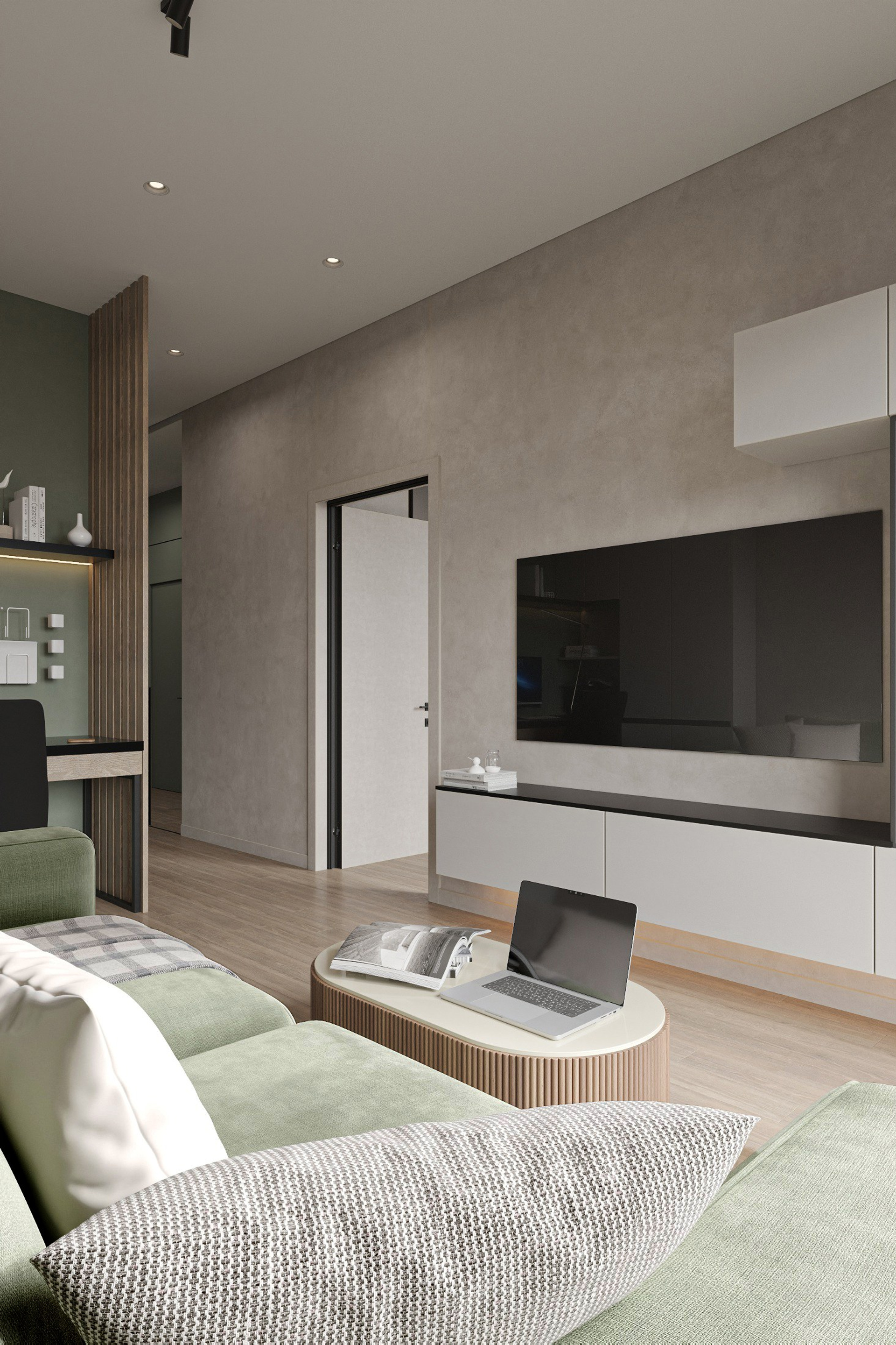 3д визуализации кв. 70 м². Ксения. 3D‑визуализатор