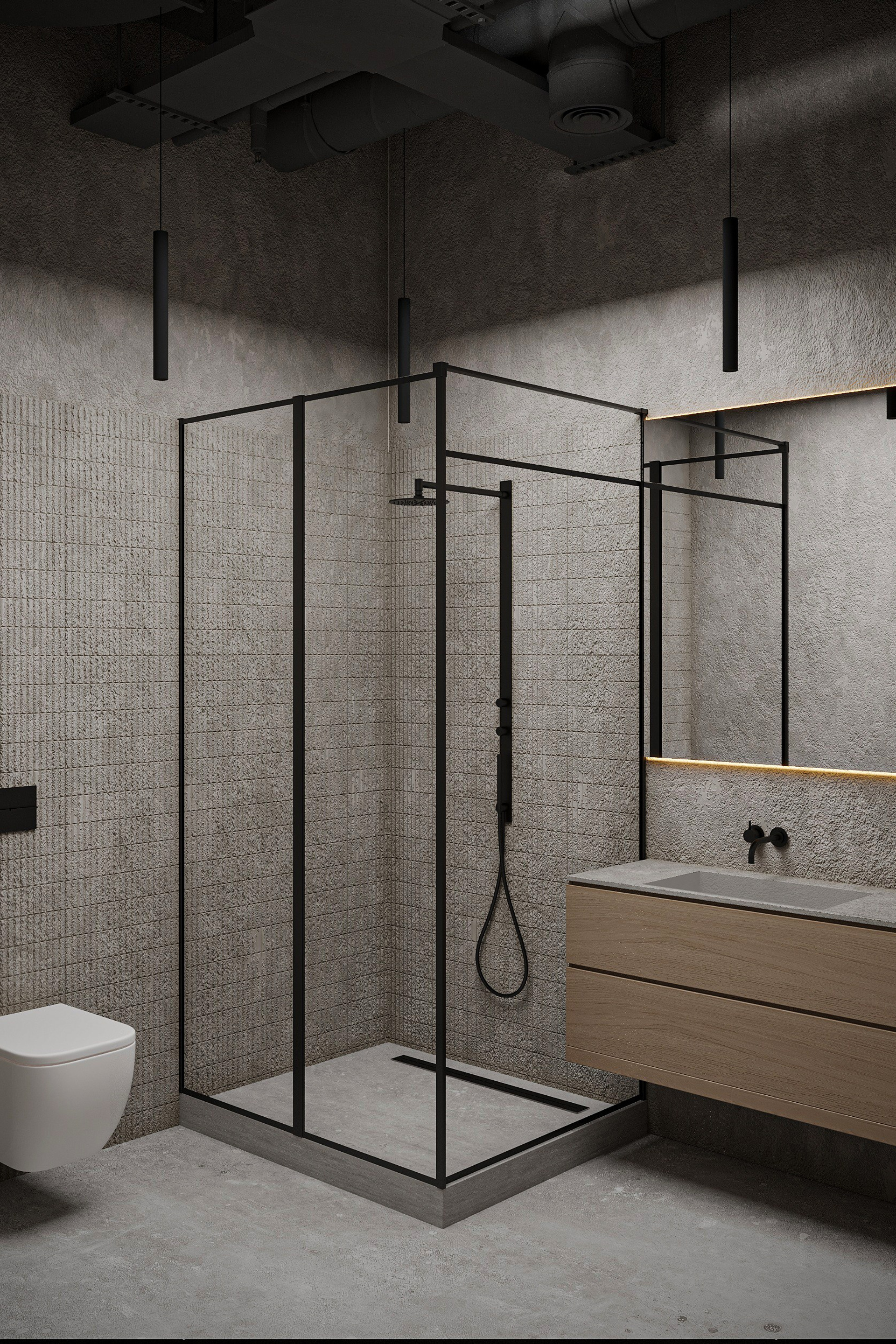 Офис 220 м². Ксения. 3D‑визуализатор