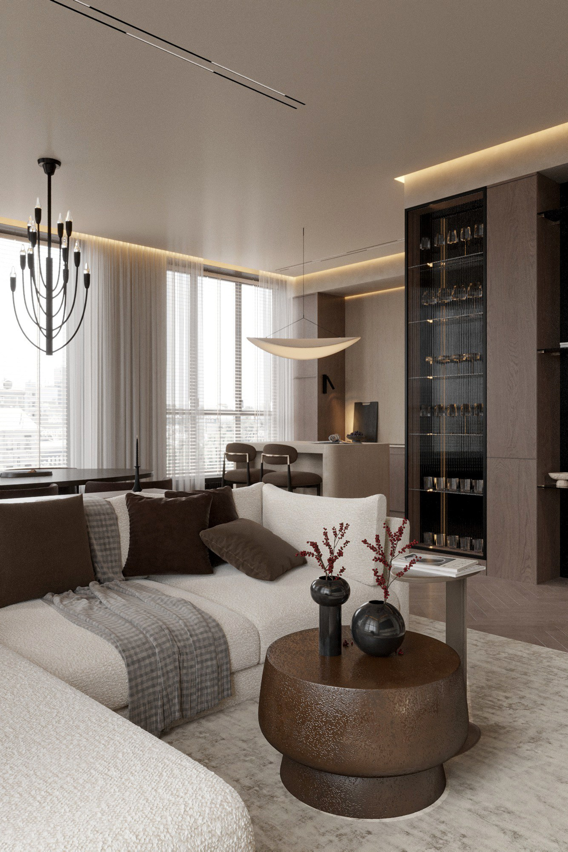 ЖК Вест Гарден кв. 135 м². Ксения. 3D‑визуализатор