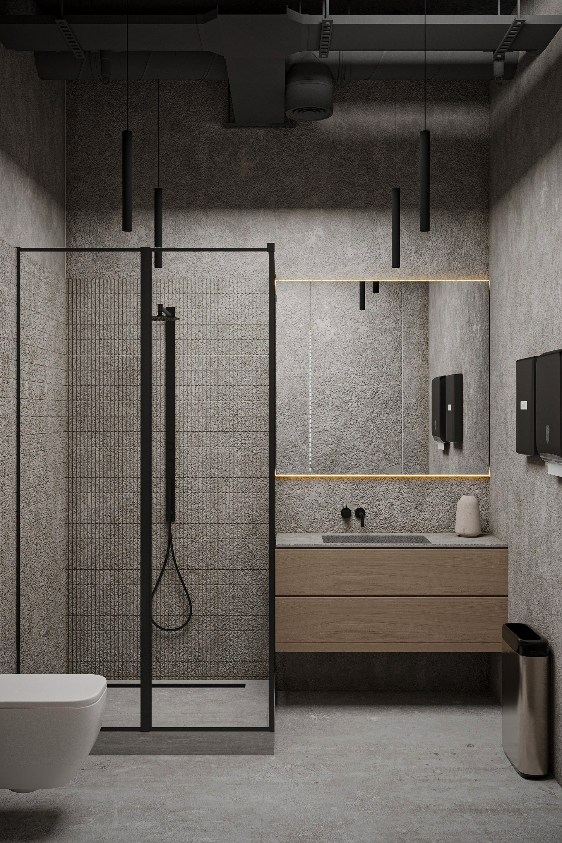 Офис 220 м². Ксения. 3D‑визуализатор