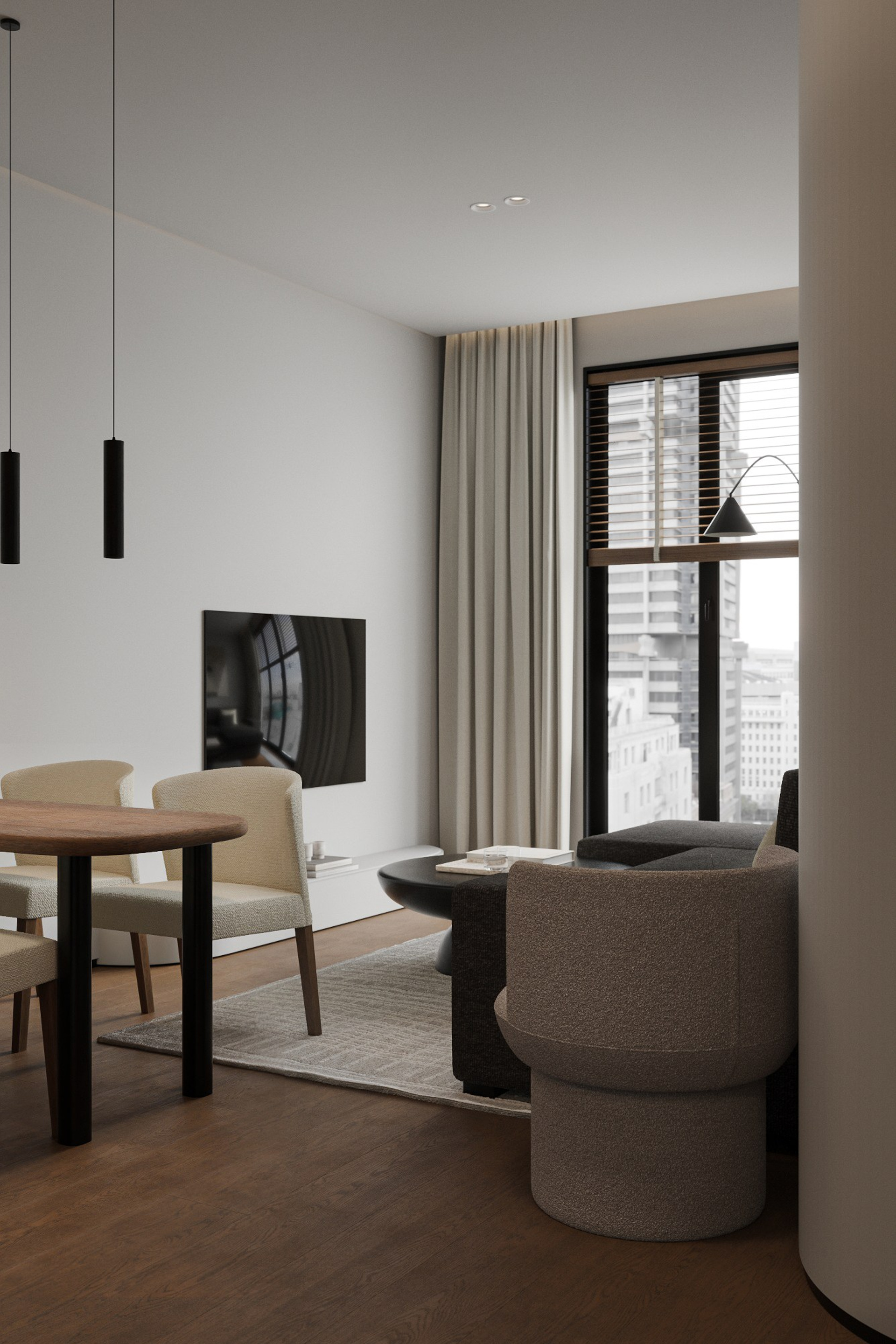 ПРОЕКТ ЖК «СОБЫТИЕ» Квартира-студия · 36 м² · г. Москва. Ксения. 3D‑визуализатор