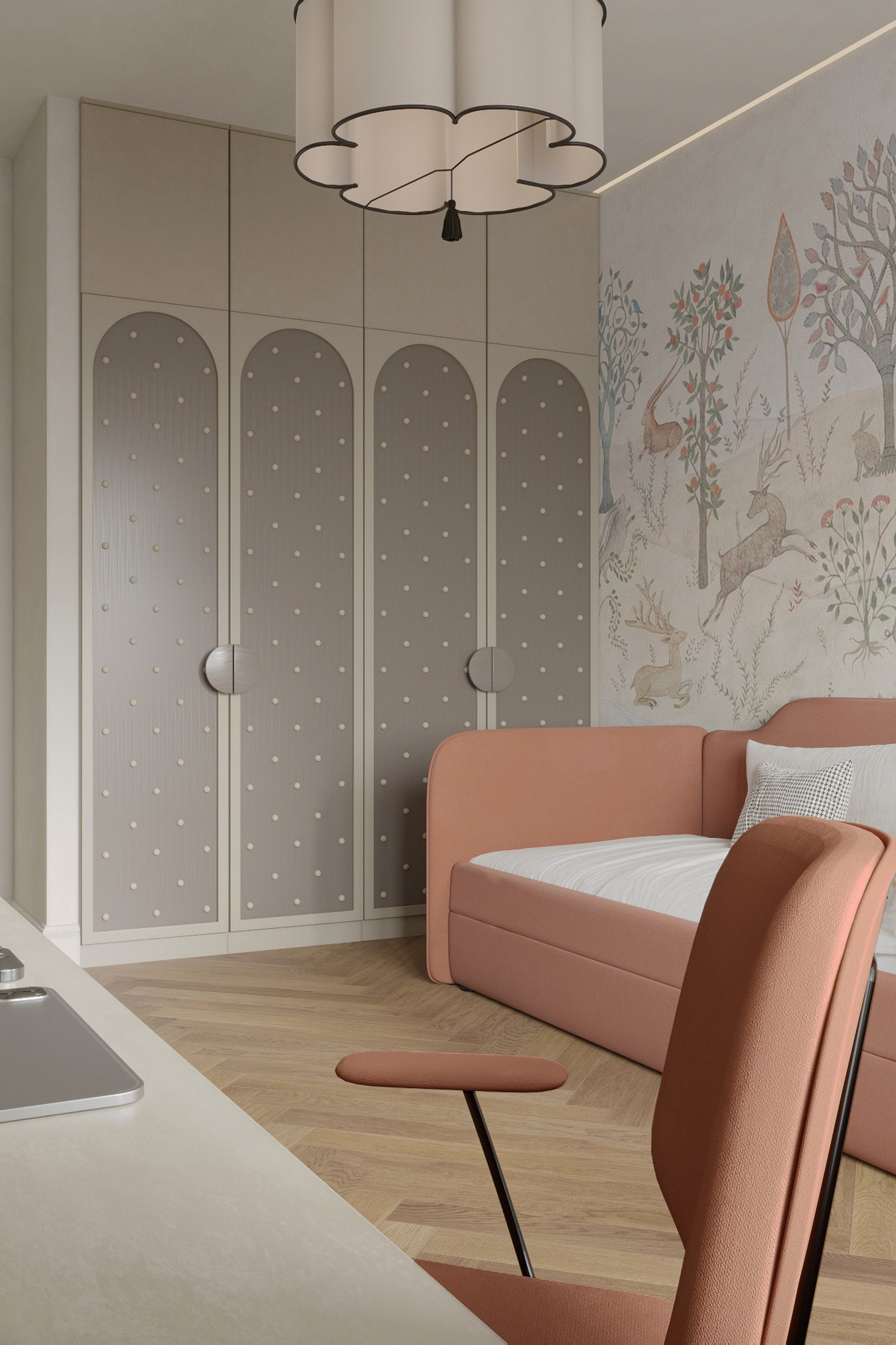 ПРОЕКТ ЖК Сакко и Ванцетти. Квартира 100 м² г.Новосибирск. Ксения. 3D‑визуализатор