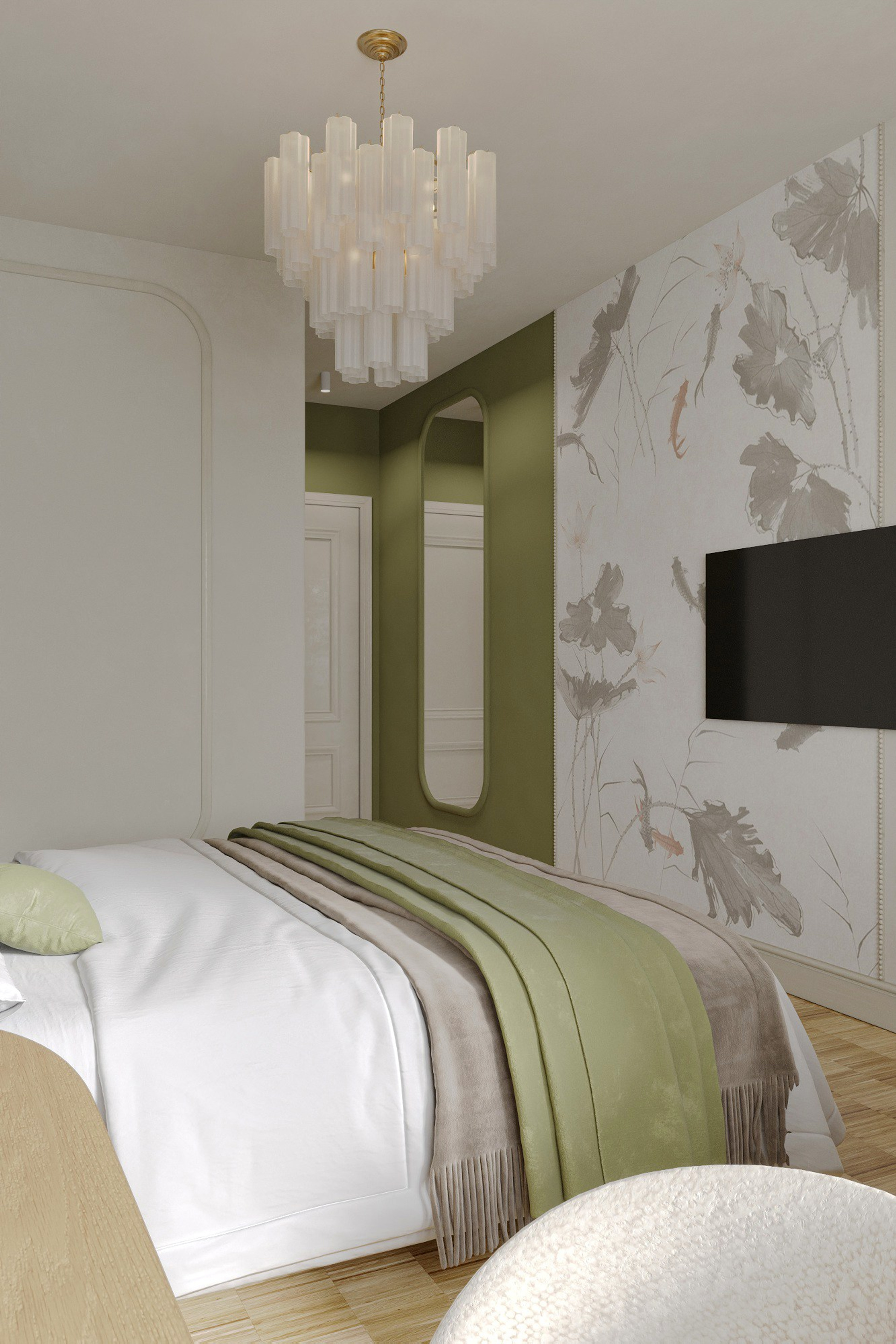 ПРОЕКТ ЖК Сакко и Ванцетти. Квартира 100 м² г.Новосибирск. Ксения. 3D‑визуализатор