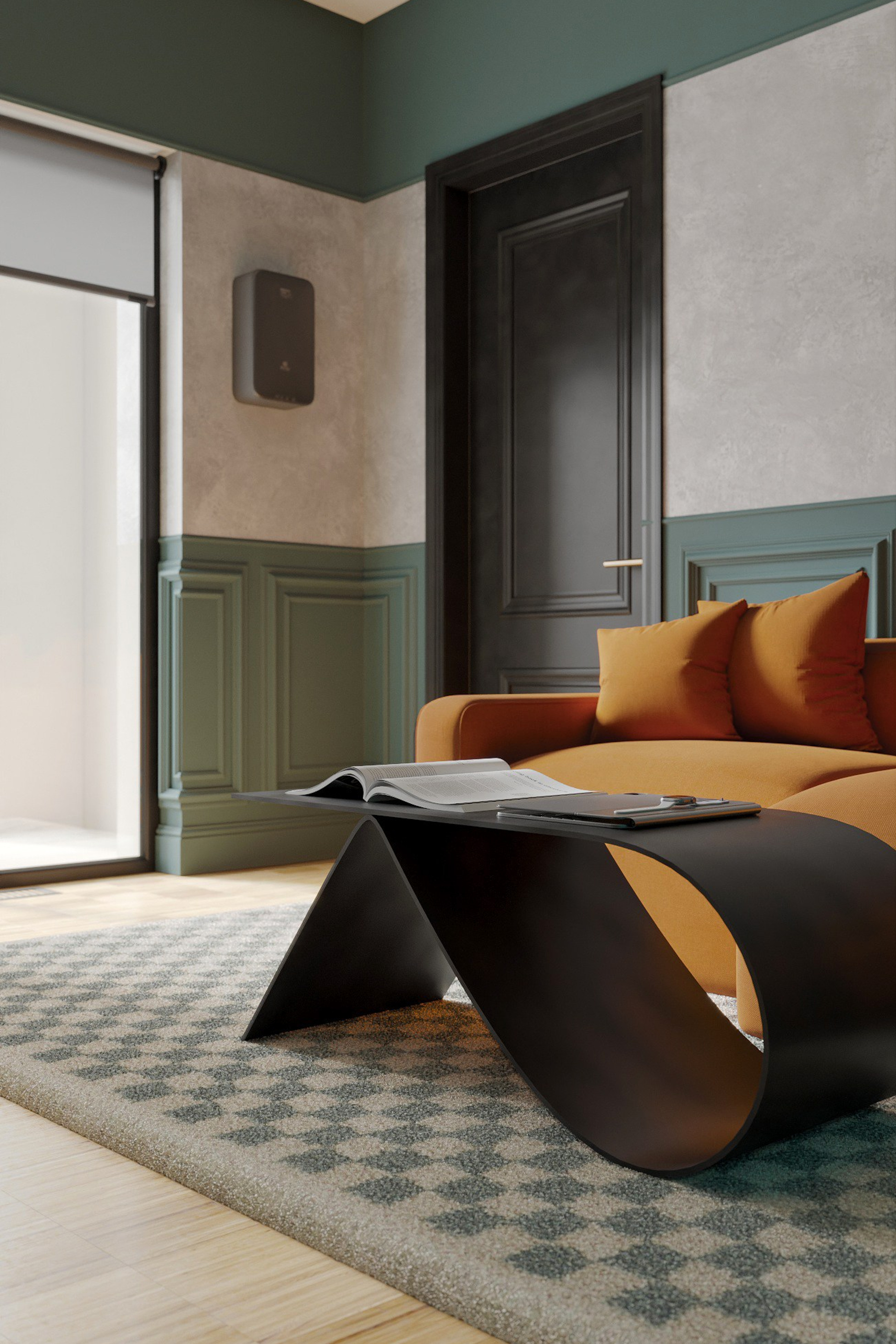 ПРОЕКТ ЖК Сакко и Ванцетти. Квартира 100 м² г.Новосибирск. Ксения. 3D‑визуализатор