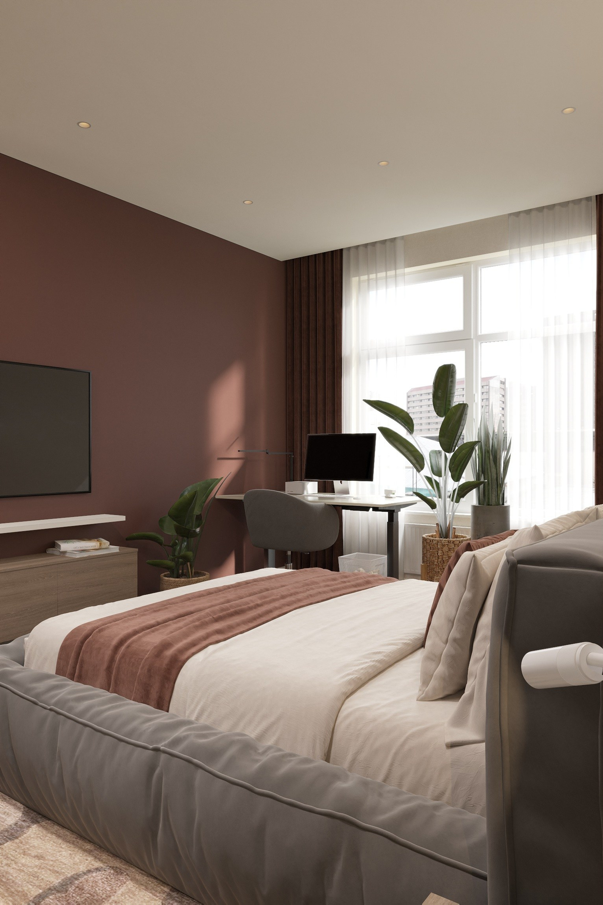 3д визуализация кв. 55 м² г. Курск. Ксения. 3D‑визуализатор