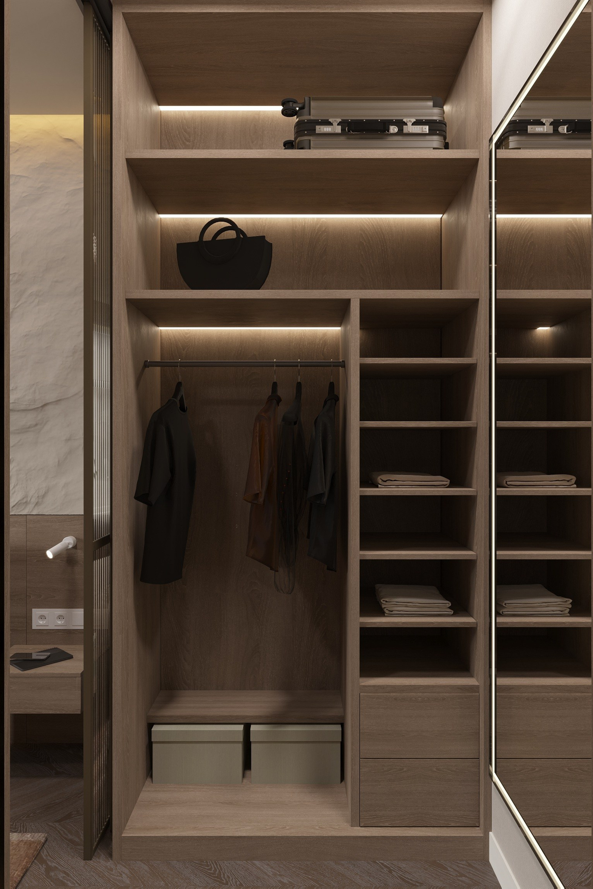 3д визуализация кв. 55 м² г. Курск. Ксения. 3D‑визуализатор