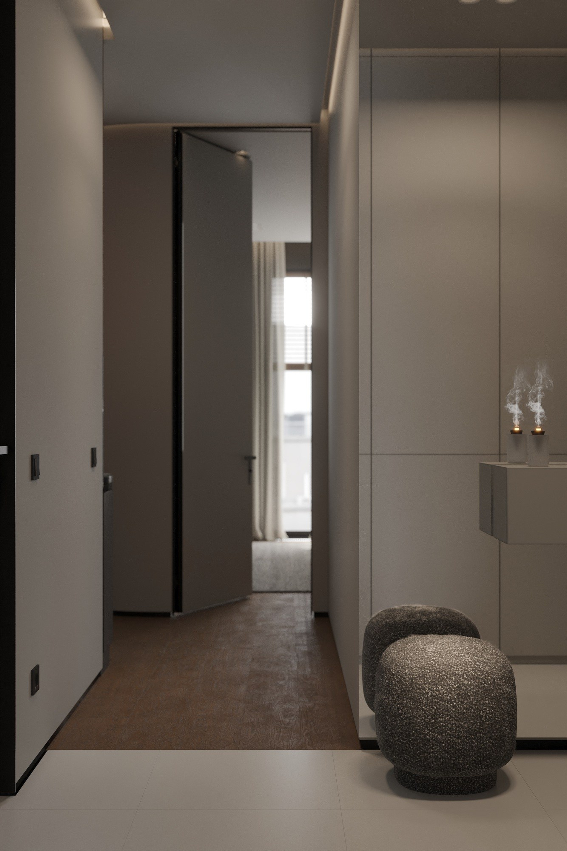 ПРОЕКТ ЖК «СОБЫТИЕ» Квартира-студия · 36 м² · г. Москва. Ксения. 3D‑визуализатор