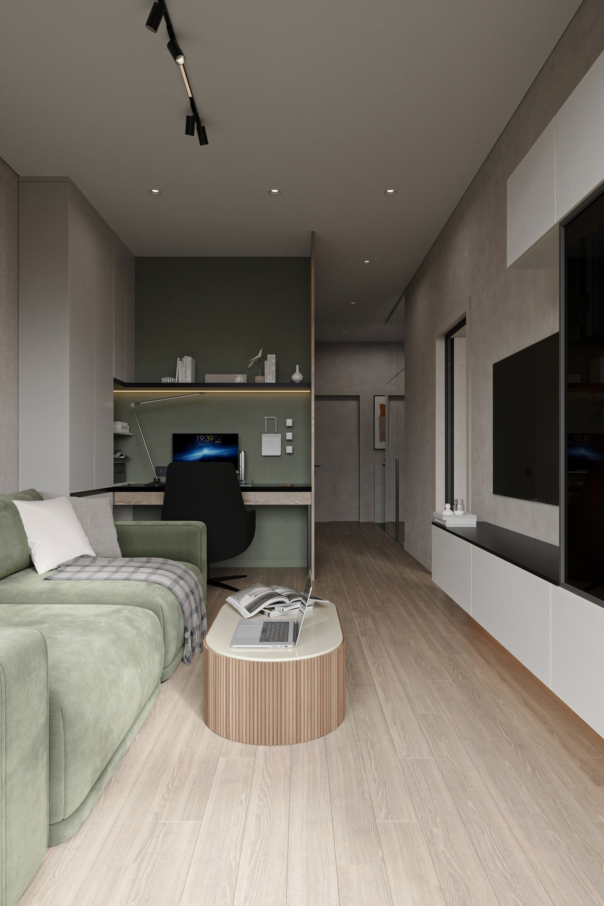 3д визуализации кв. 70 м². Ксения. 3D‑визуализатор