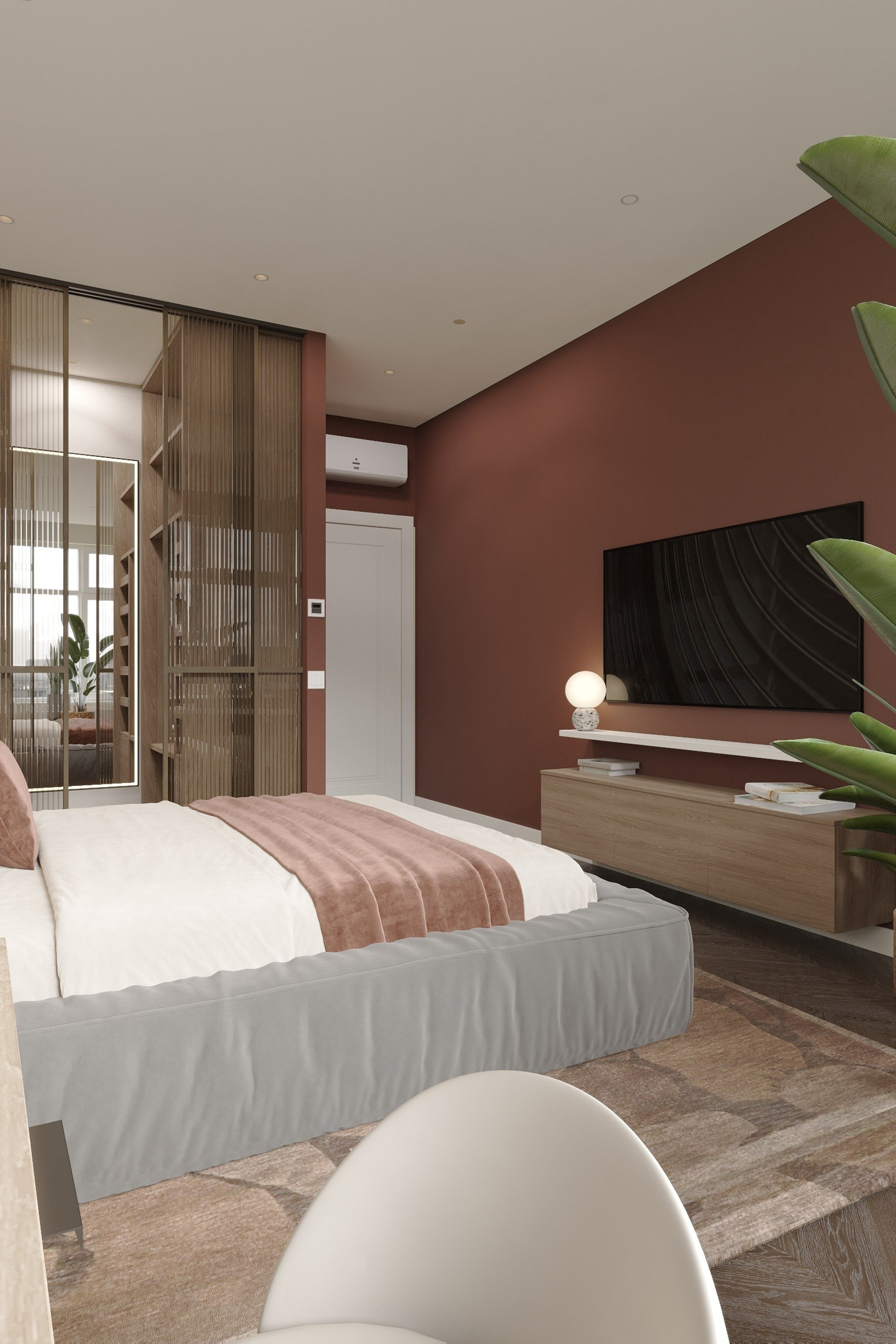 3д визуализация кв. 55 м² г. Курск. Ксения. 3D‑визуализатор