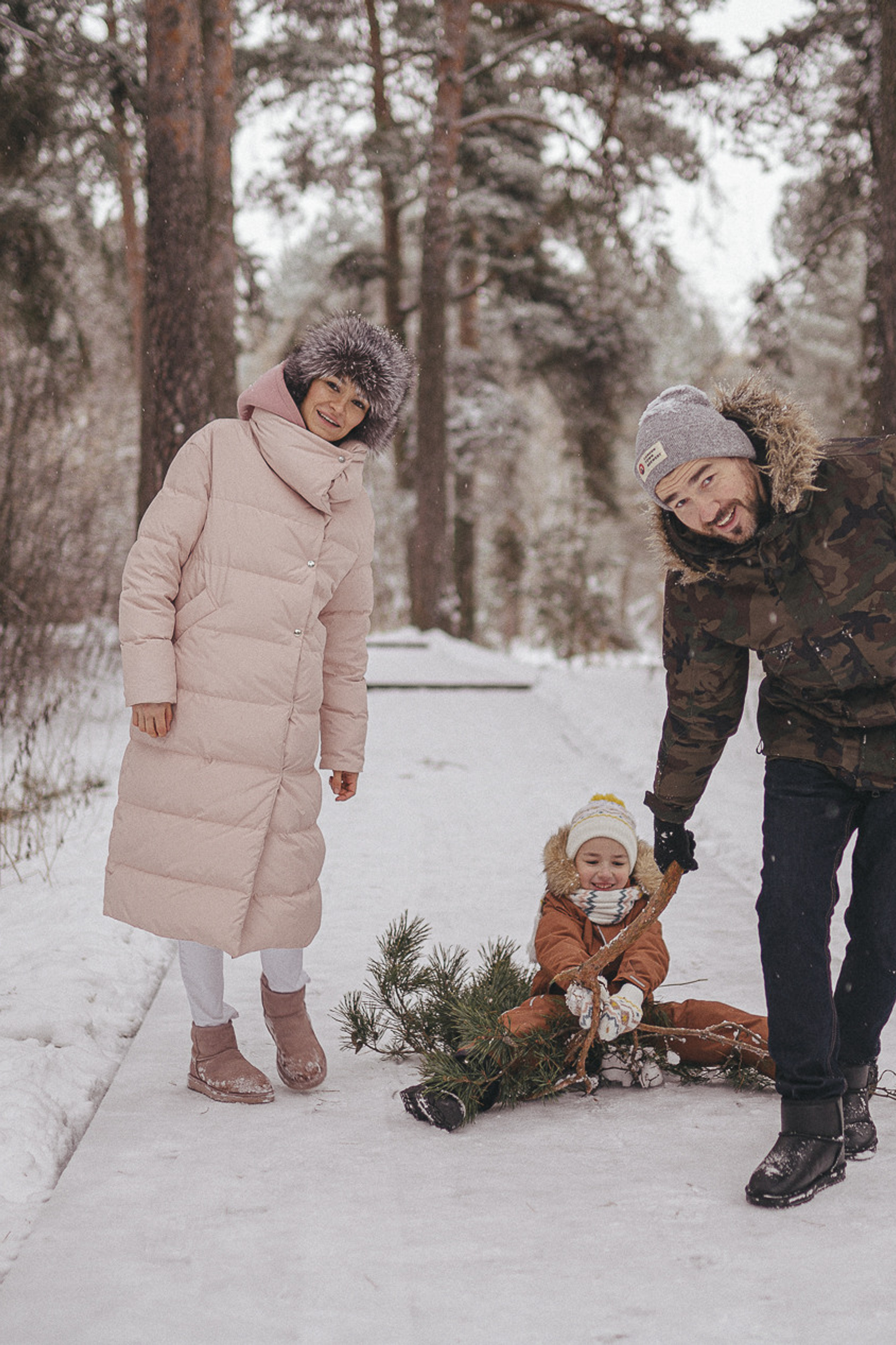 В зимнем лесу