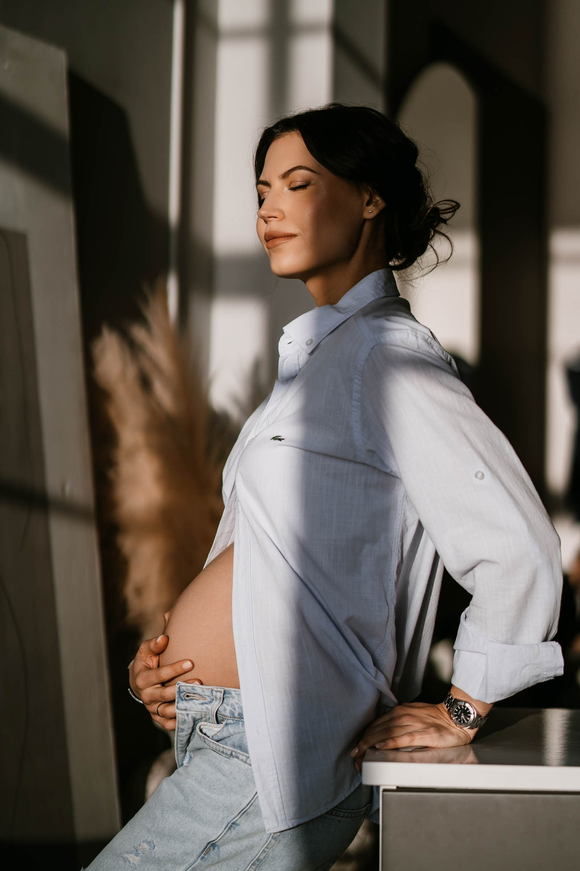 Студийная сьемка семьи «Новый 2026». Свадебный и Семейный фотограф в Санкт-Петербурге и Москве Иона Дидишвили