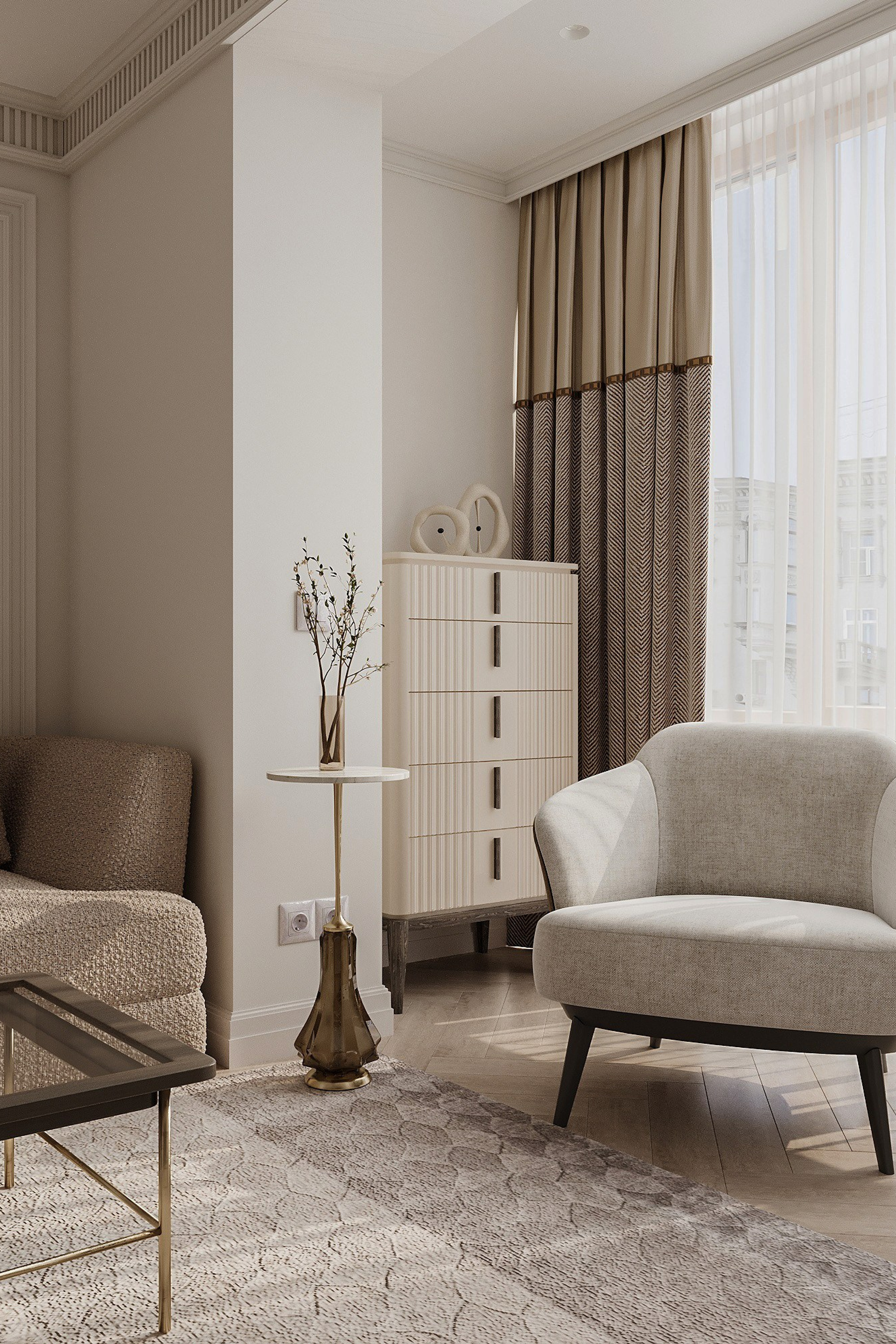 Полянка 42 м² (студия Резиденция)