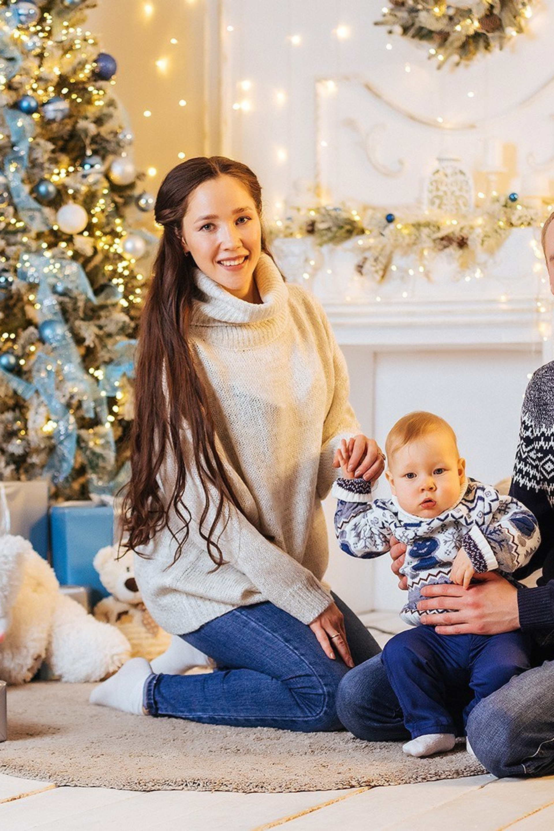 Семейная новогодняя фотосессия