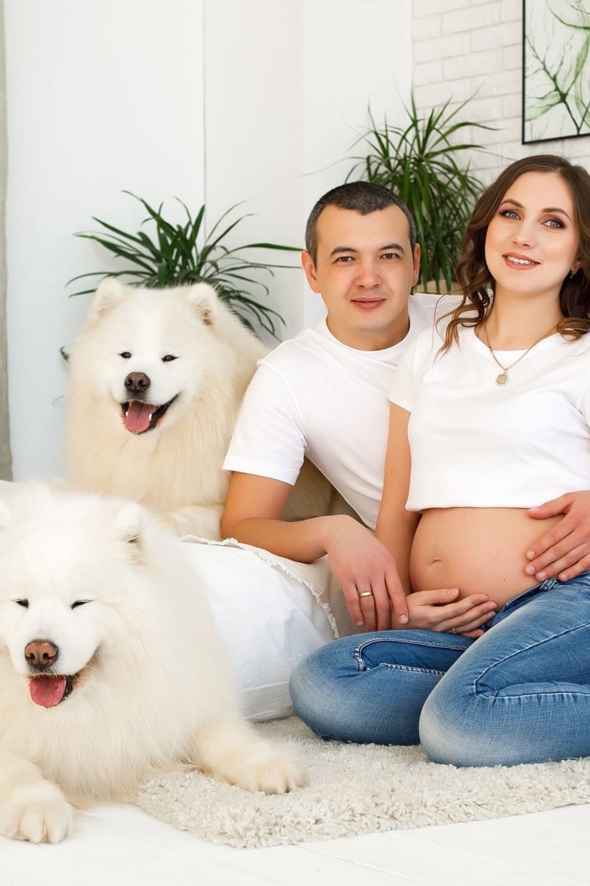 Семейная фотосессия в ожидании чуда