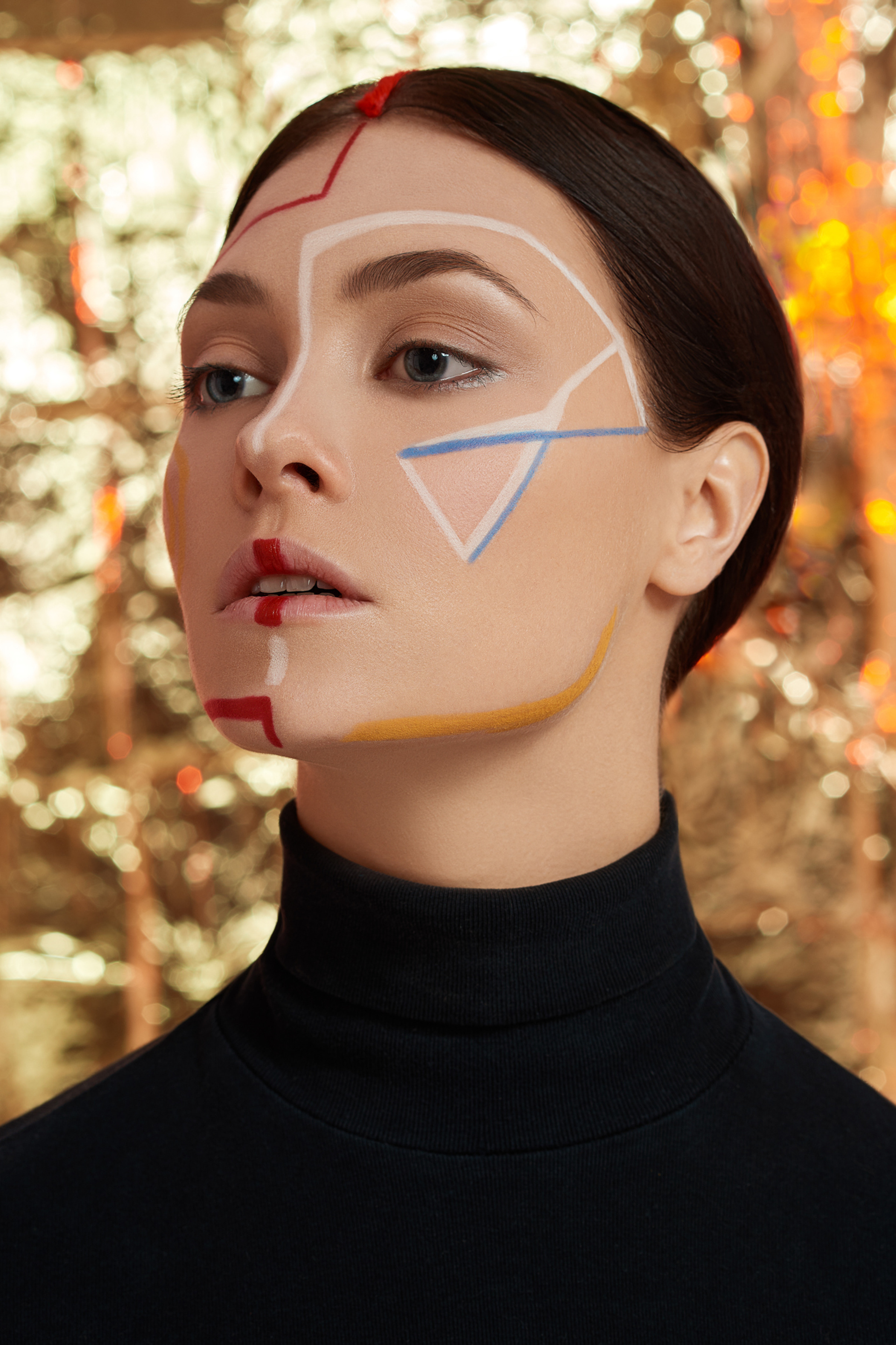 Lines gold. Photographer Aleksandr Churakaev