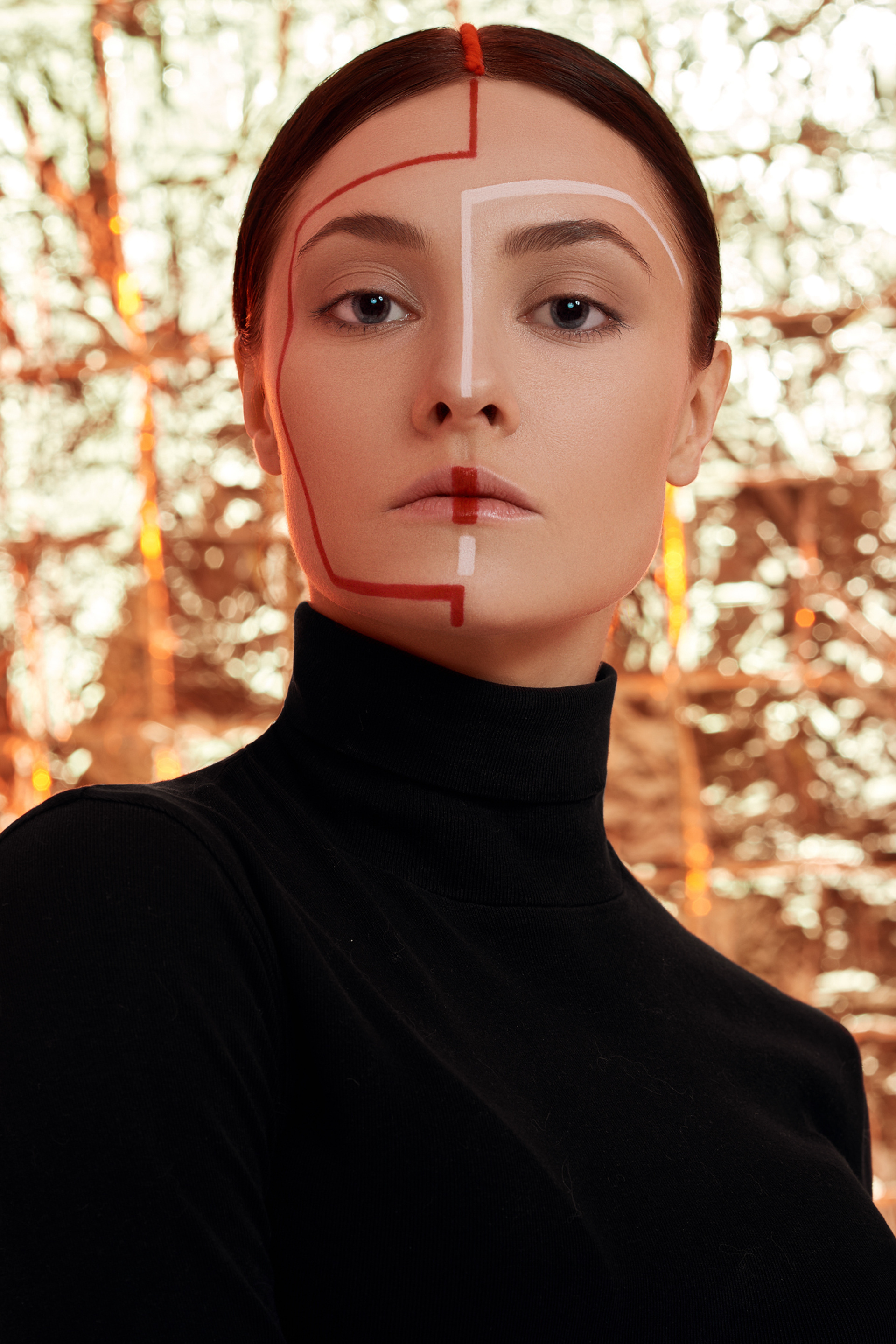 Lines gold. Photographer Aleksandr Churakaev