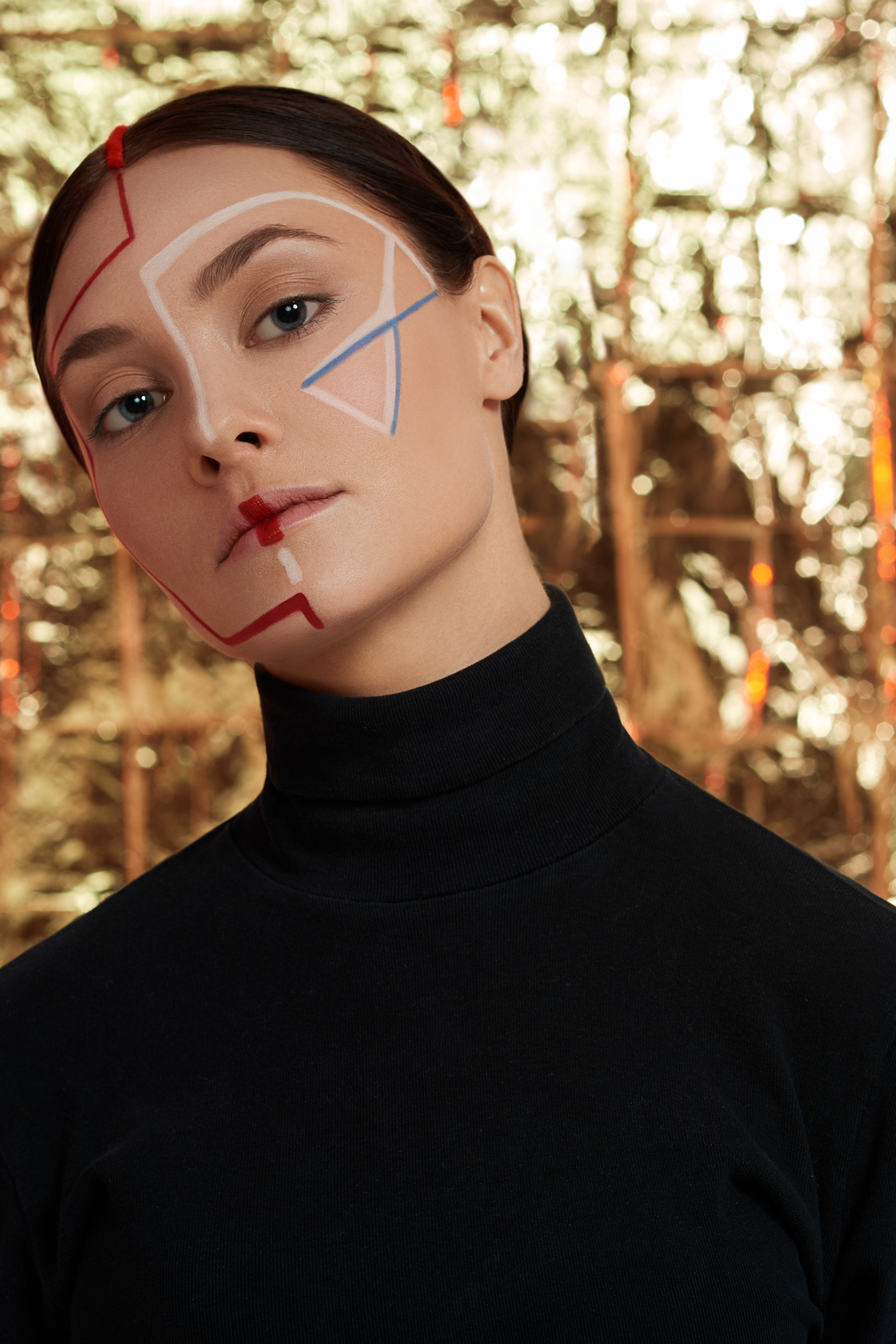 Lines gold. Photographer Aleksandr Churakaev