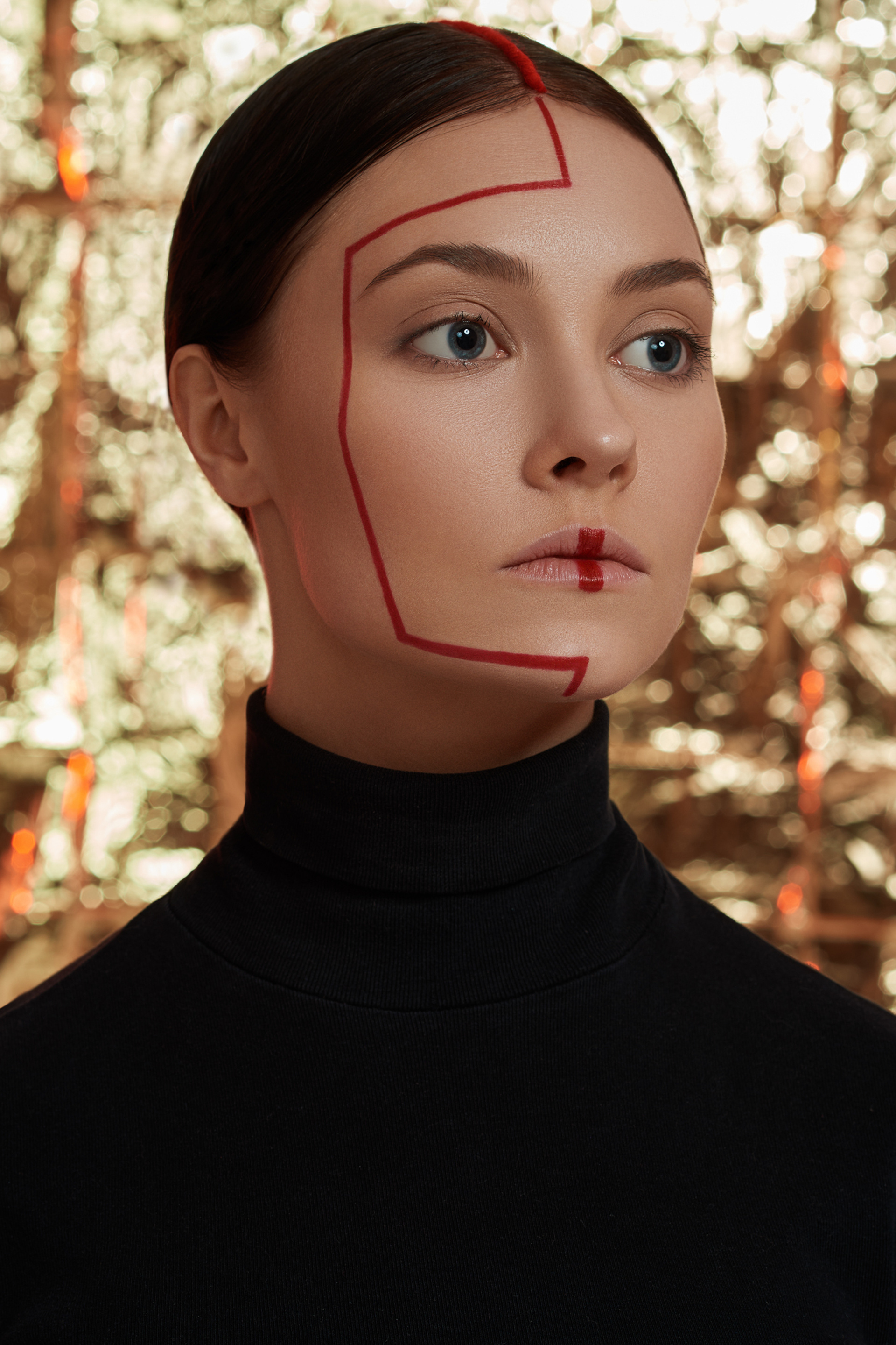 Lines gold. Photographer Aleksandr Churakaev