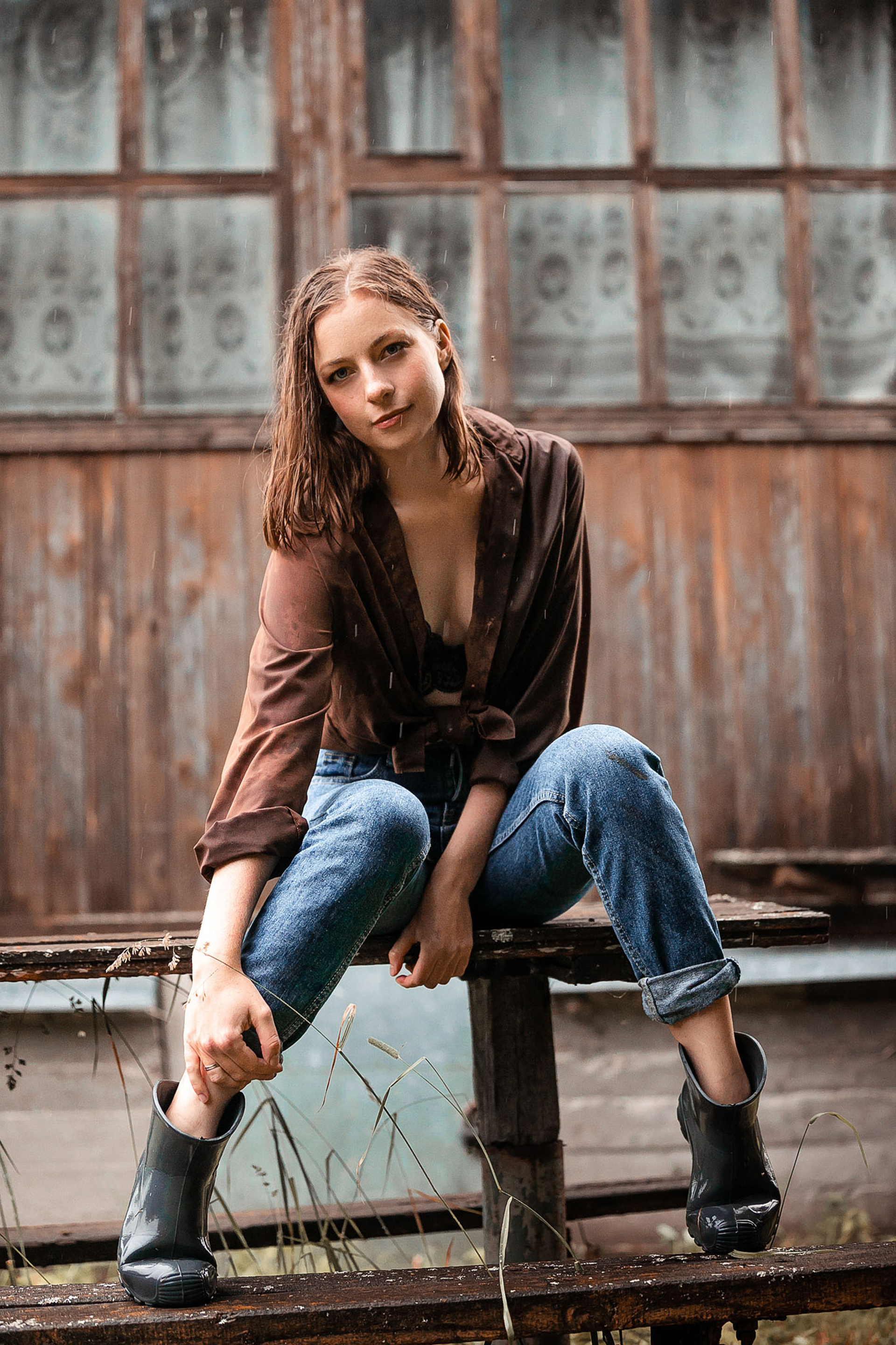 Съёмка для Алекс в стиле сельский фэшн:)