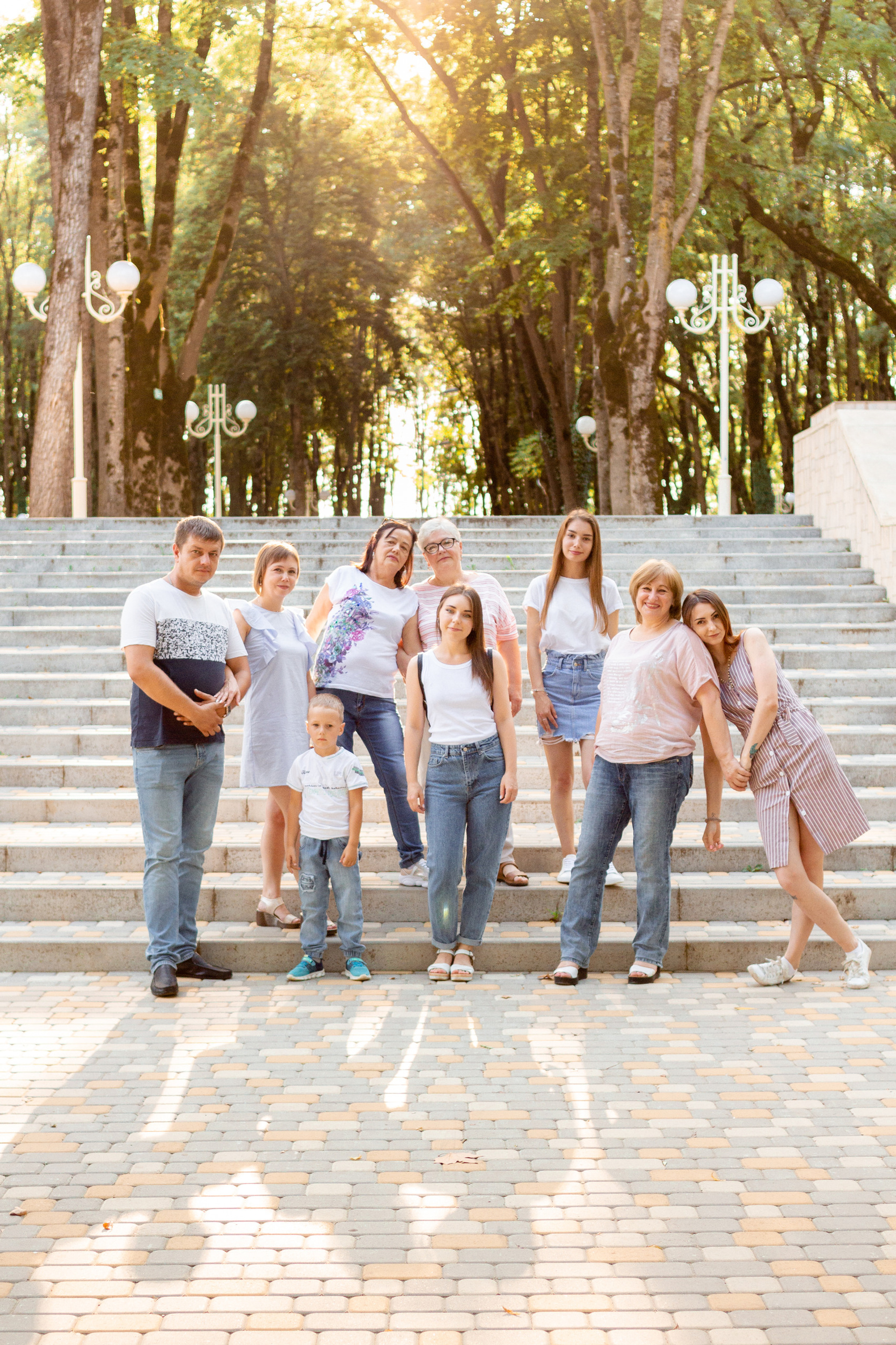 Фотосессия большой семьи