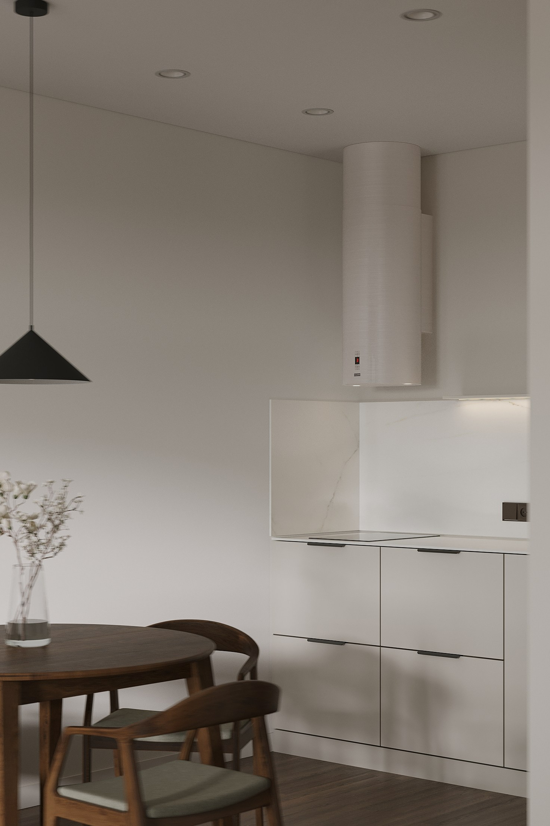 36 m² ПРИХОЖАЯ, КУХНЯ-ГОСТИНАЯ