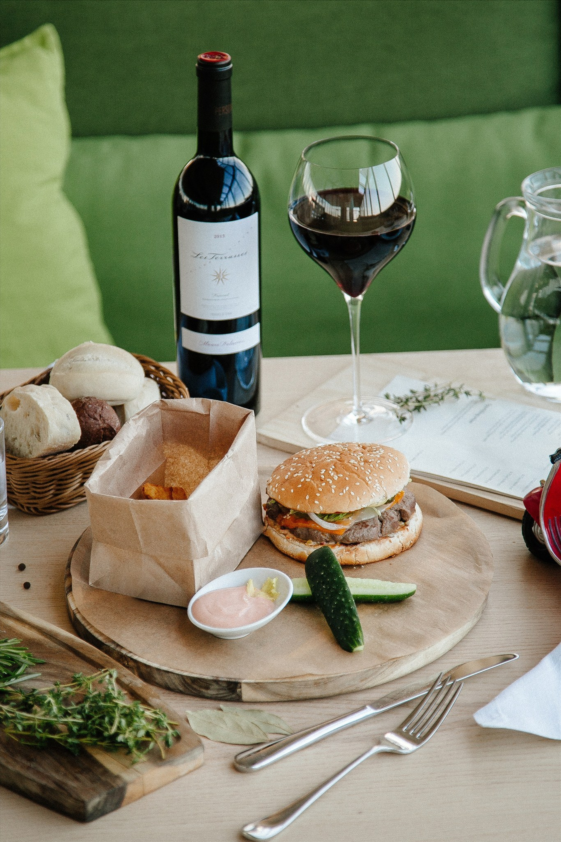 Съемка для ресторана "Газон"