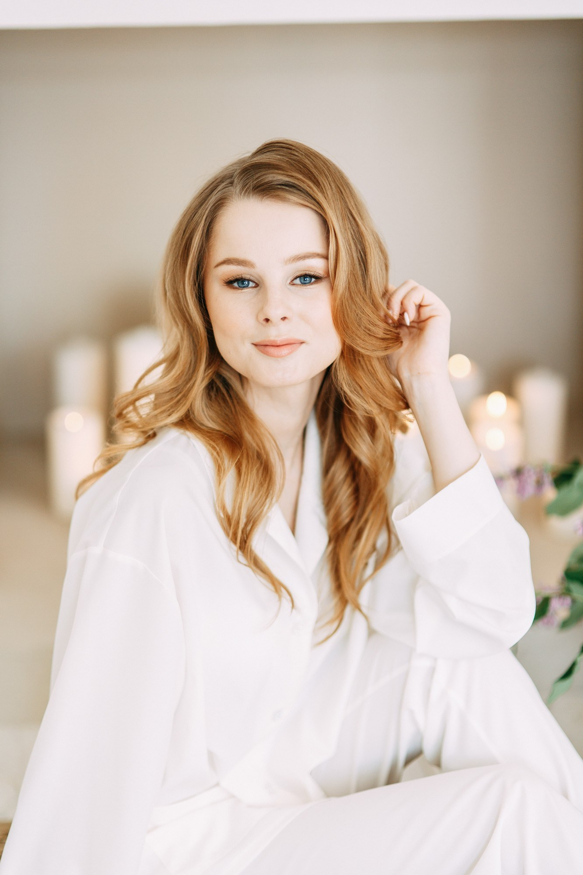 Утро невесты в сирени