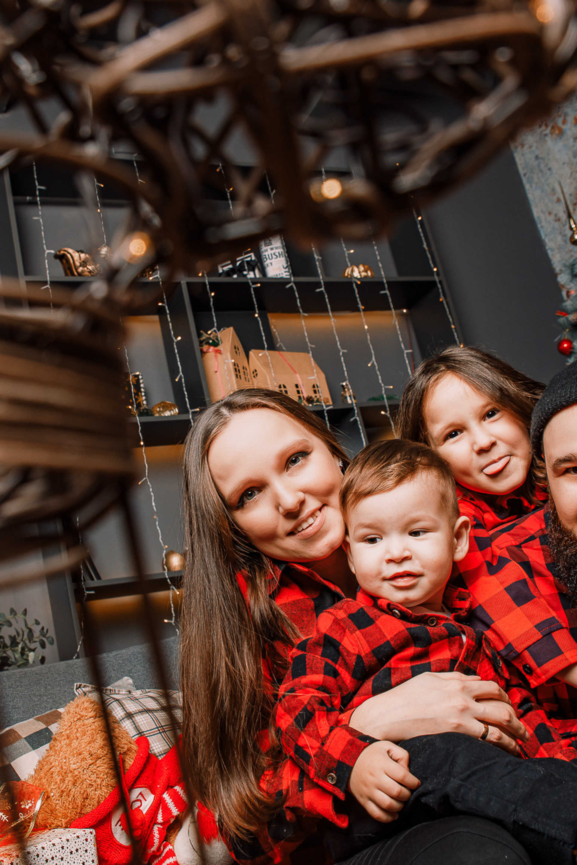 Студийная семейная съёмка|Тимур и Лейла