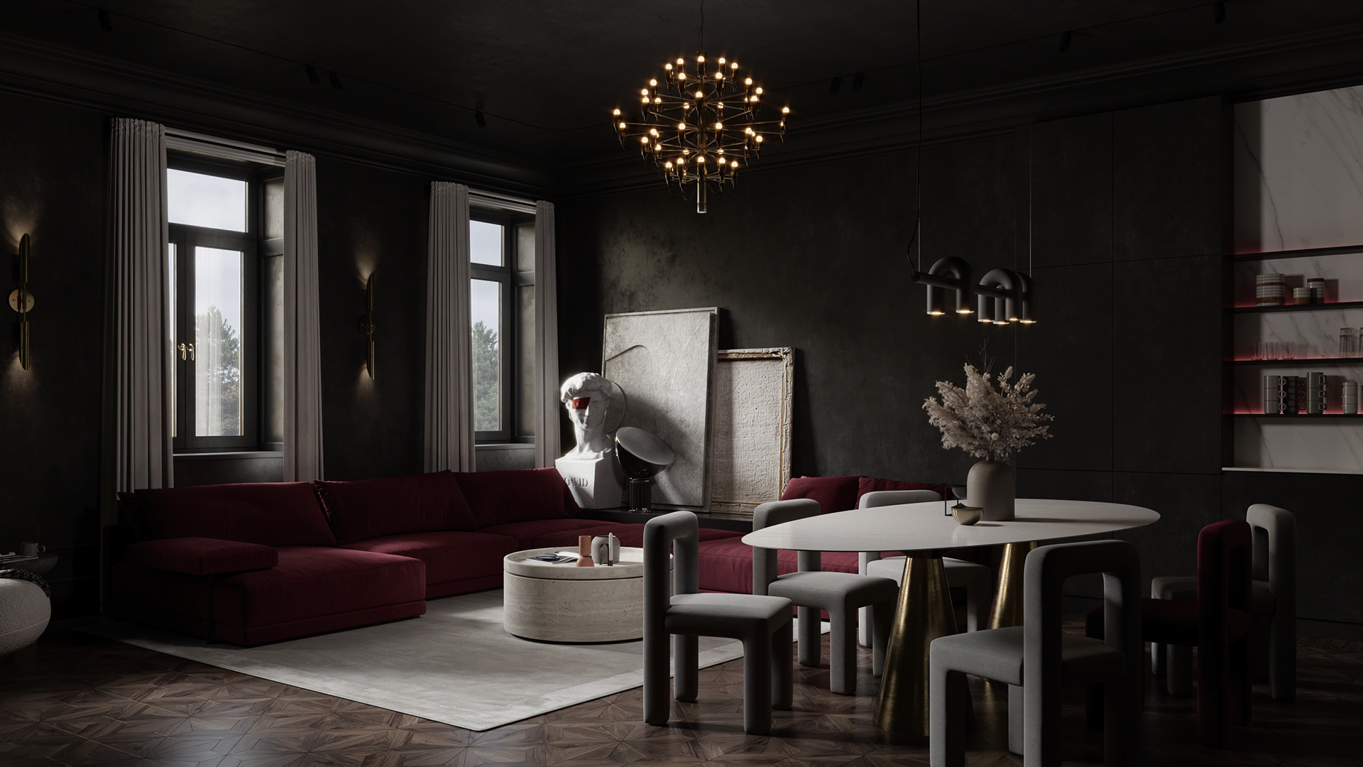 Кухня-гостиная