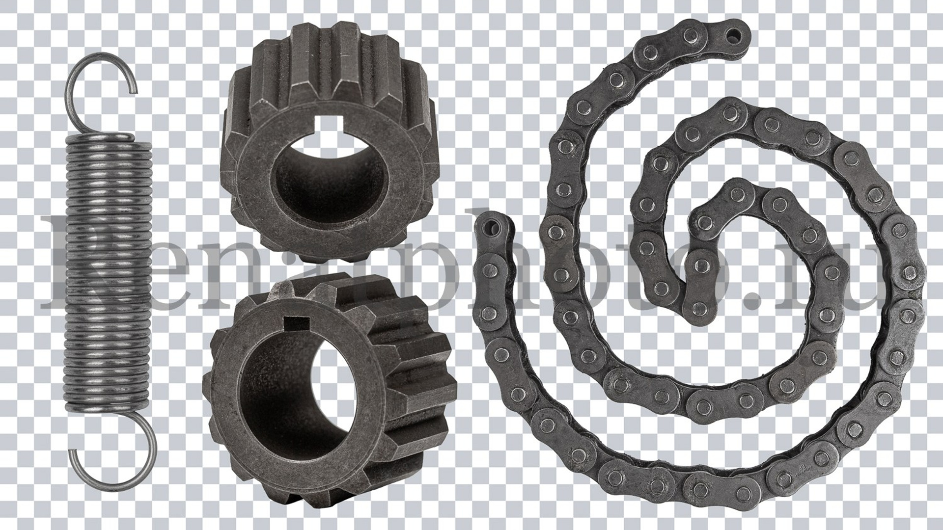 Детали на прозрачном фоне.