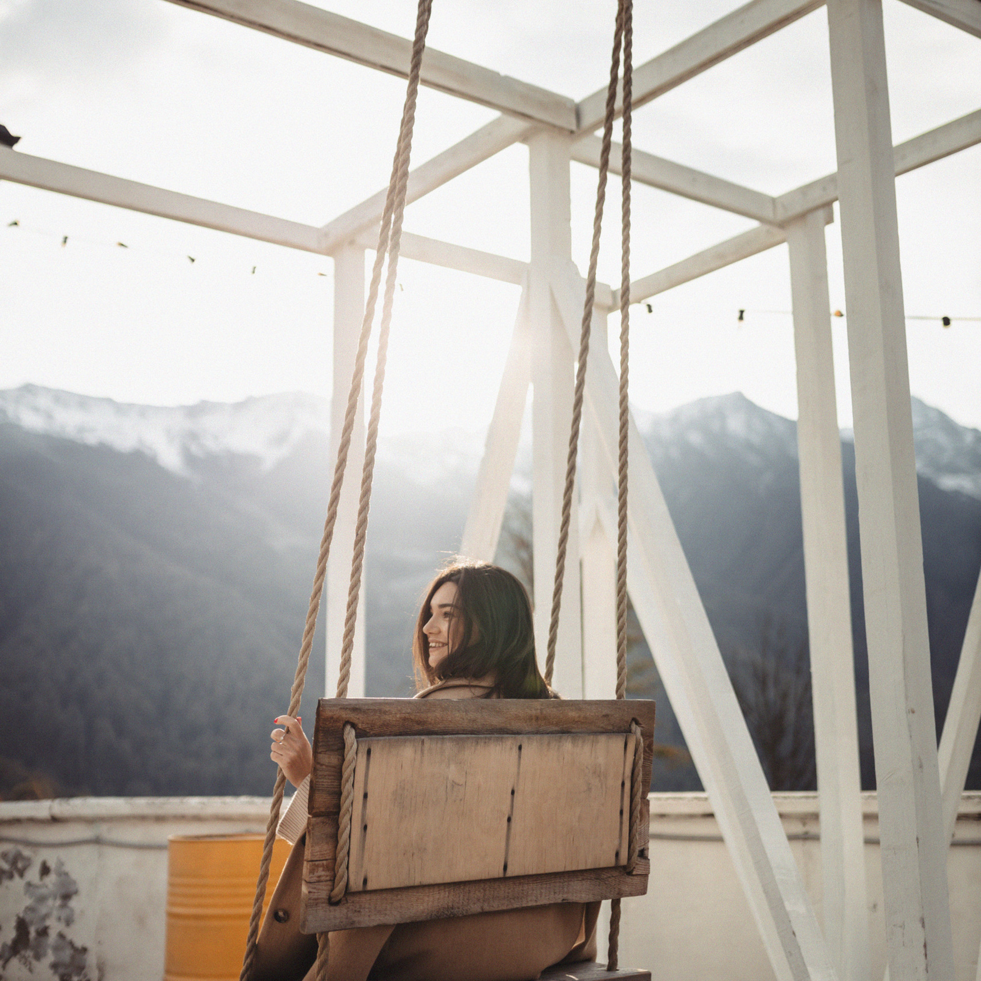 Женька в горах. Фотограф Мария Сваридзе