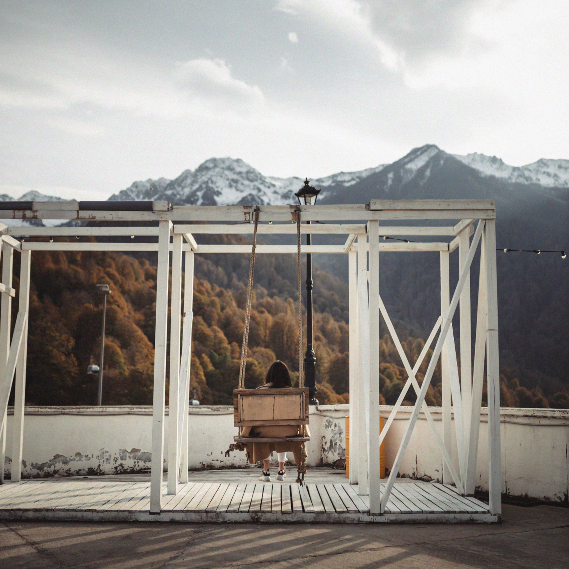 Женька в горах. Фотограф Мария Сваридзе