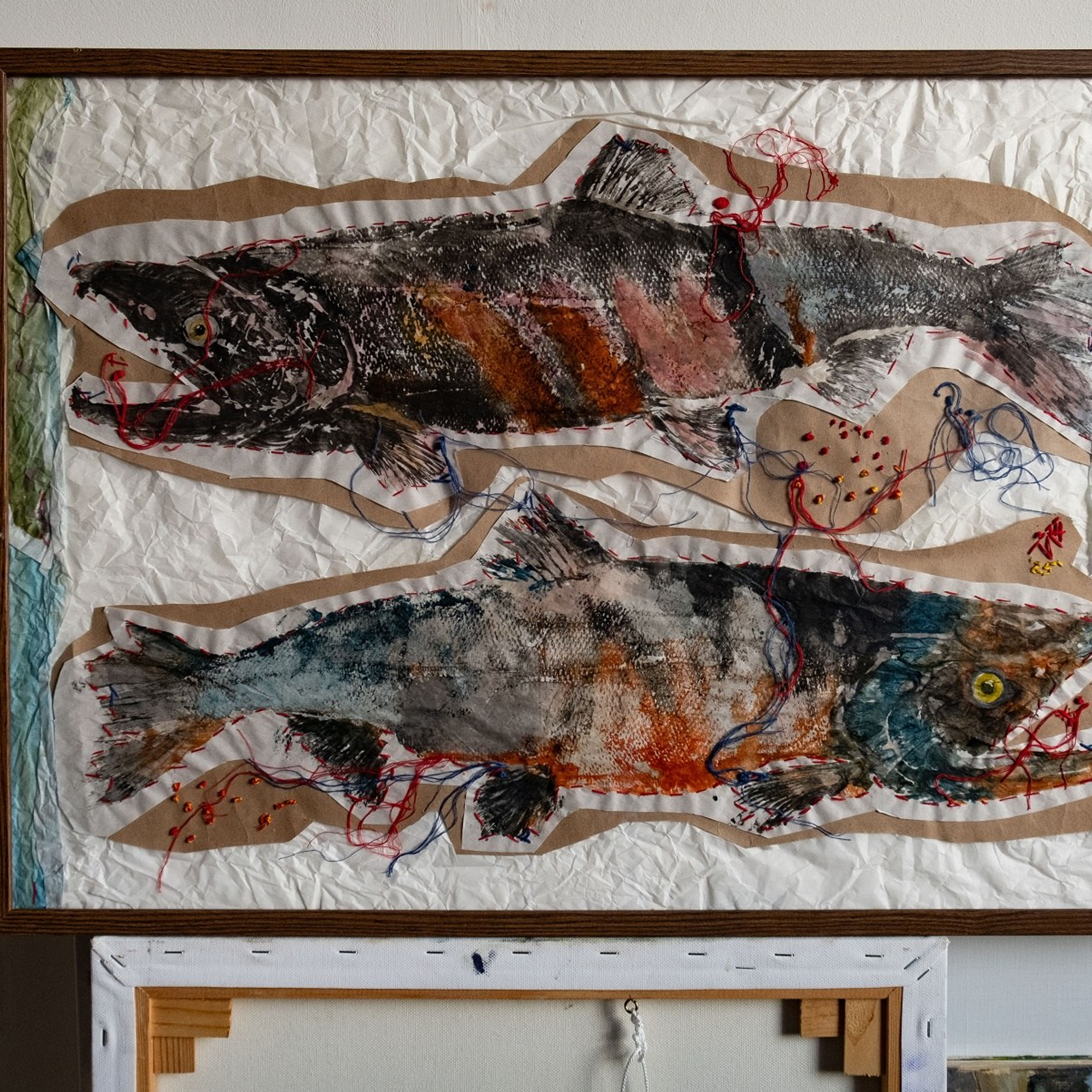 Гётаку «Кета нерестится». Художник, фотограф Ирина Тен