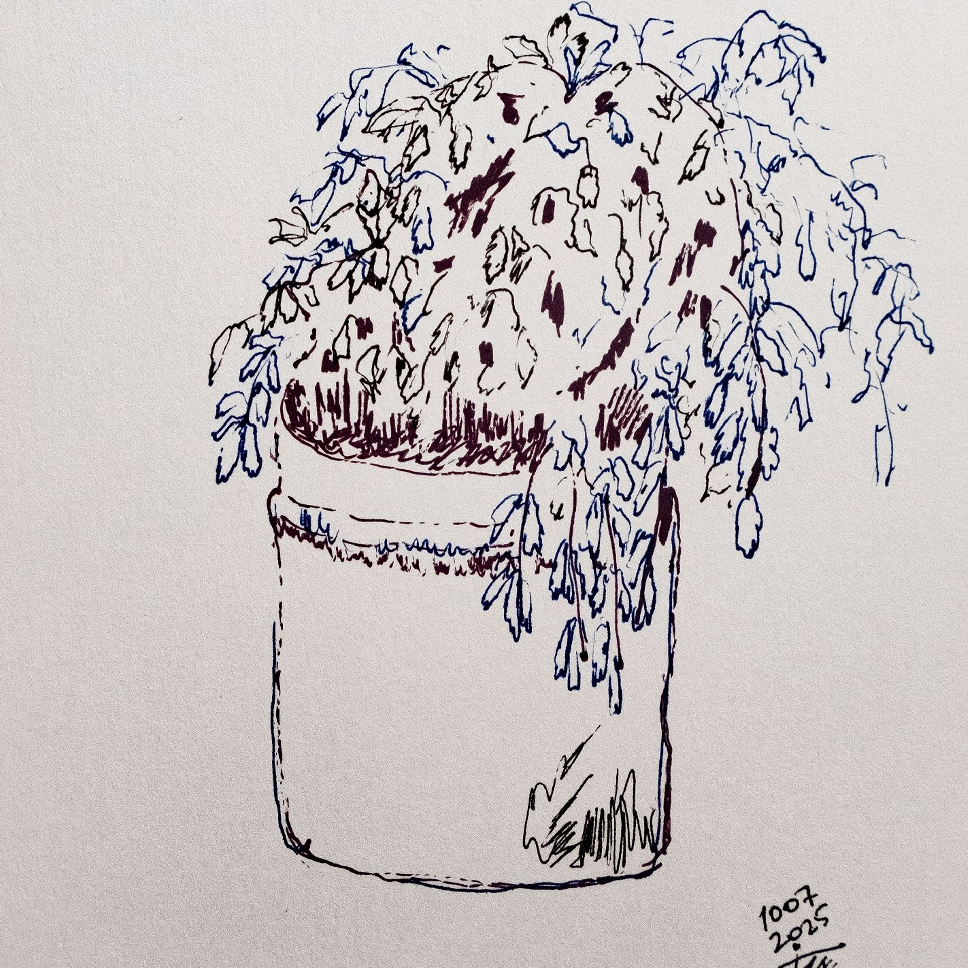 Мята. Бумага, ручки гелевые, 21х15, 2025. 500 рублей