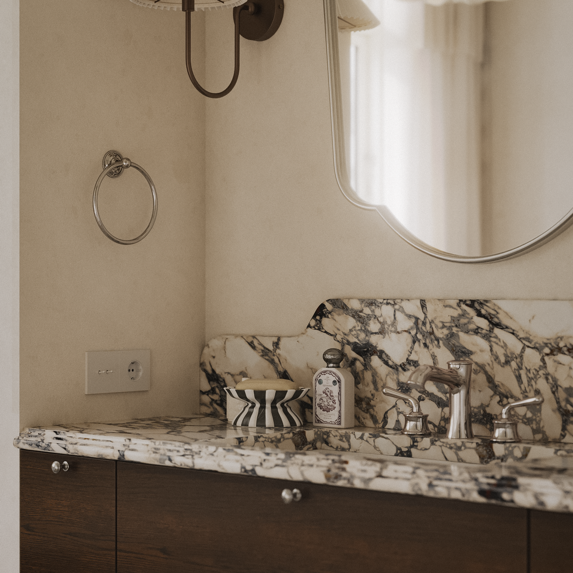 Mid-century bathroom. 3D-визуализатор интерьеров Анастасия Соколова