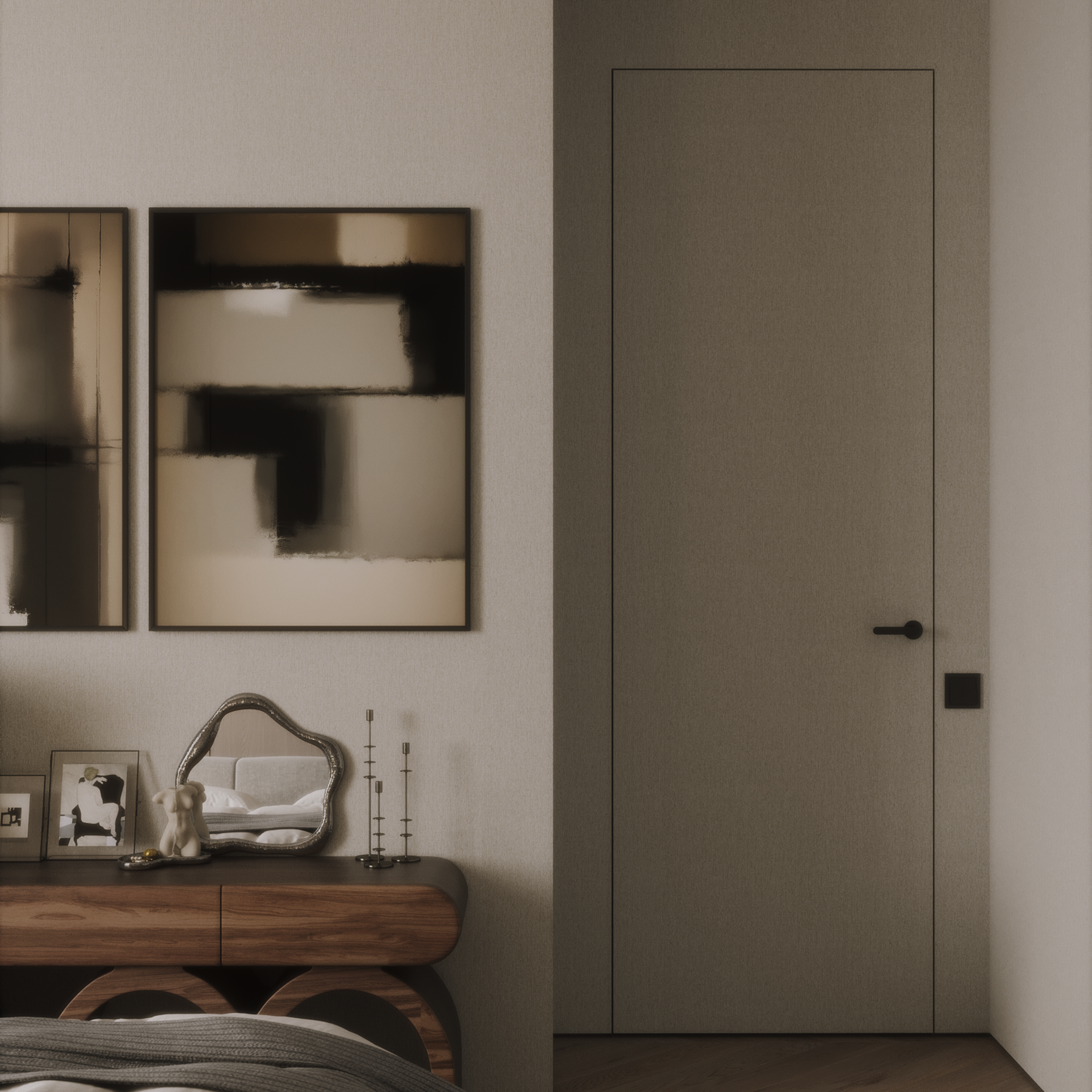 Modern bedroom. 3D-визуализатор интерьеров Анастасия Соколова