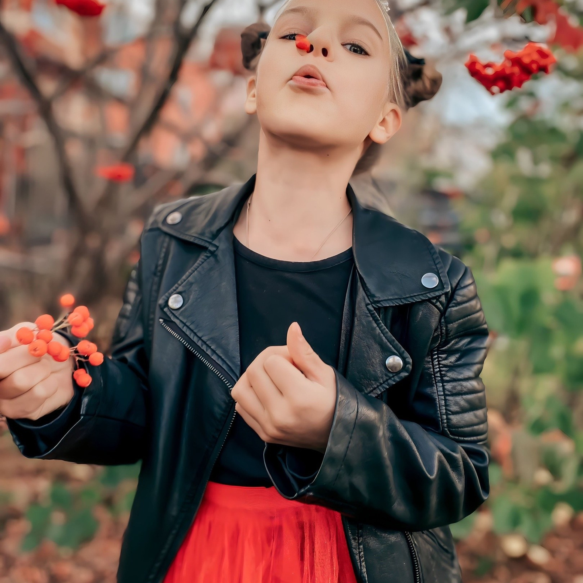 Осенняя фотосессия для Анютки