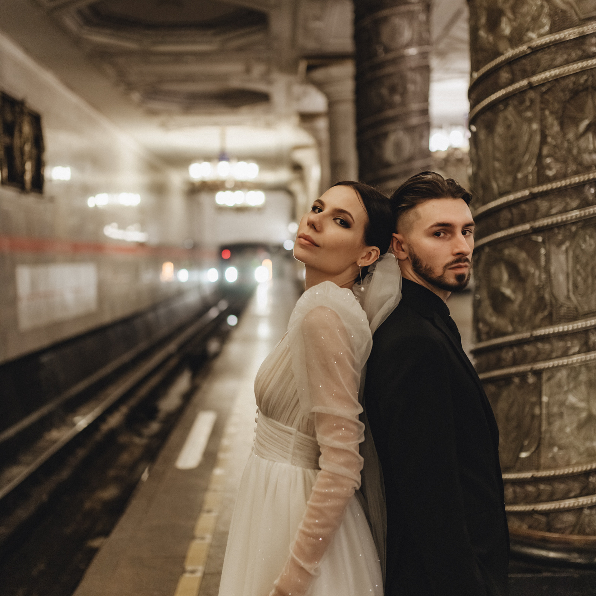 свадьба в Метро (+сборы + сирень + прогулка + Дворец 1)