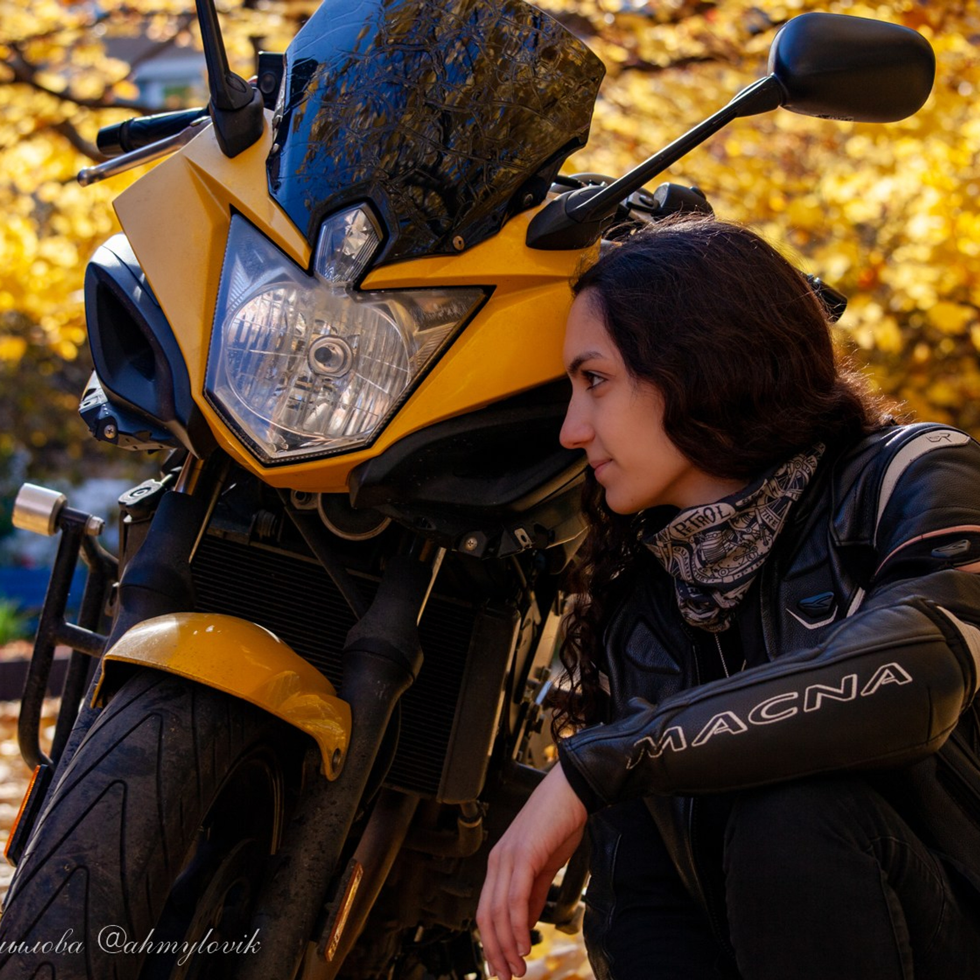 Алина Вартанова (Yamaha Diversion F 600)