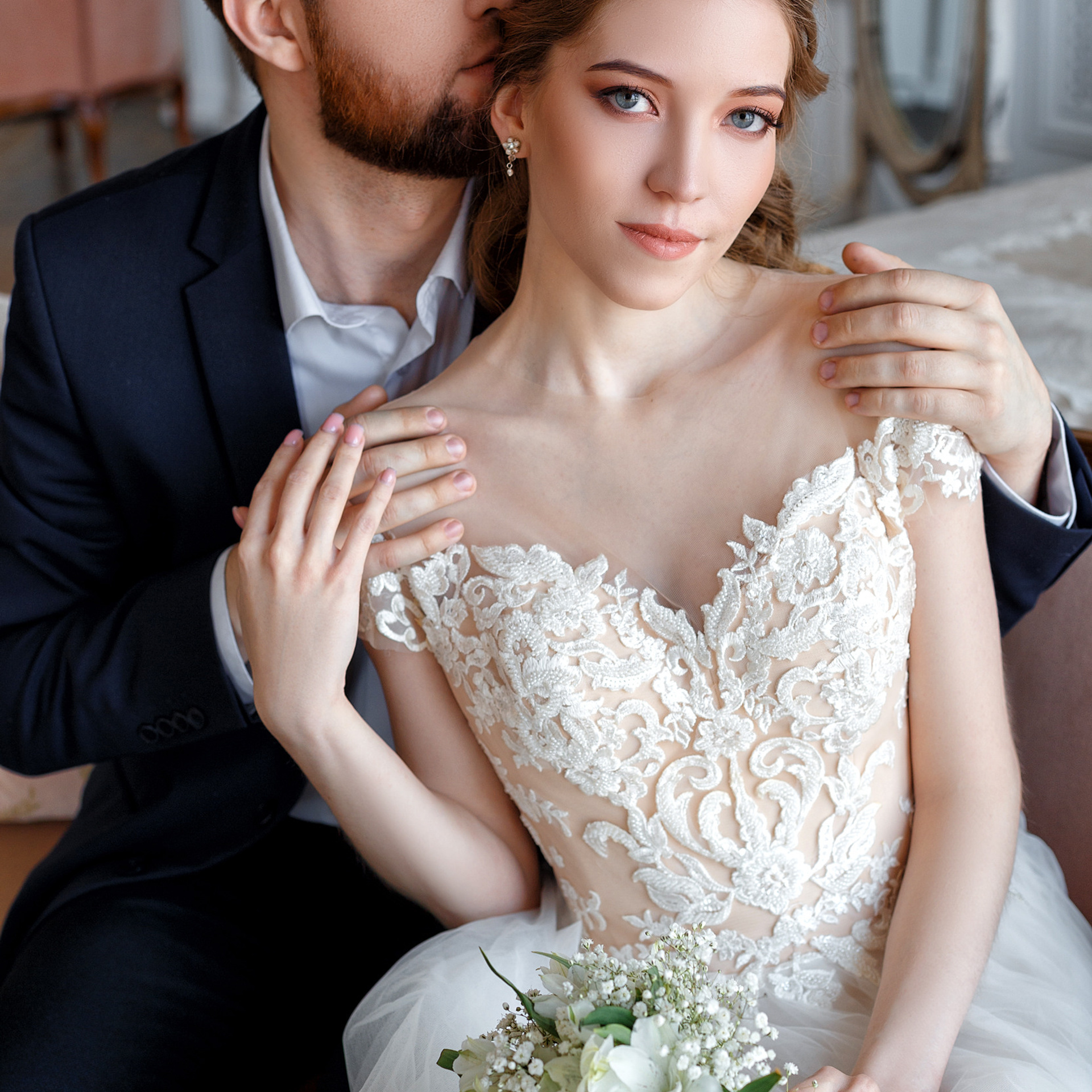 Александра и Даниил 💍 Сьемка в фотостудии
