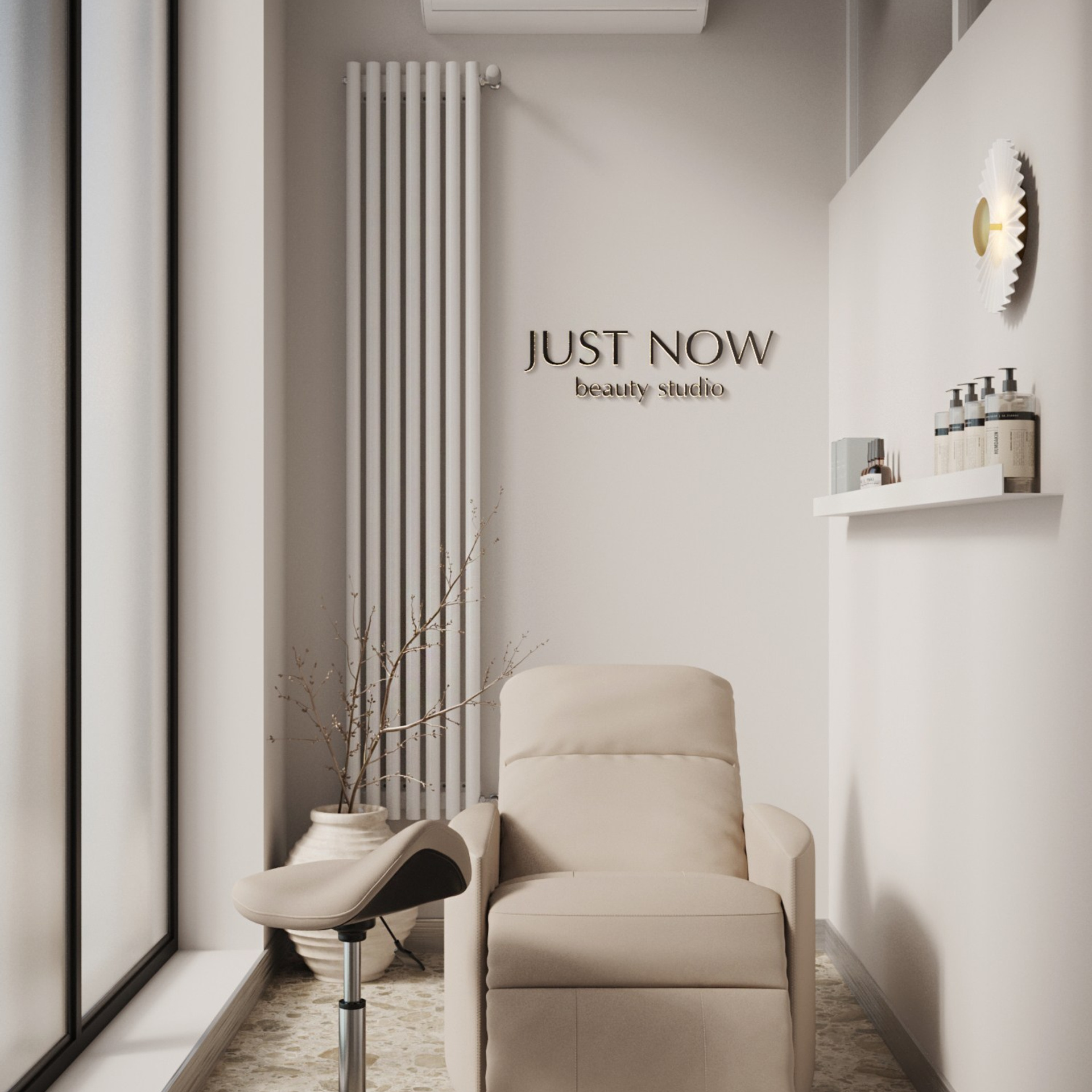 Салон красоты 125 м² // строительство. Дизайнер интерьера | kolchanova.dsgn